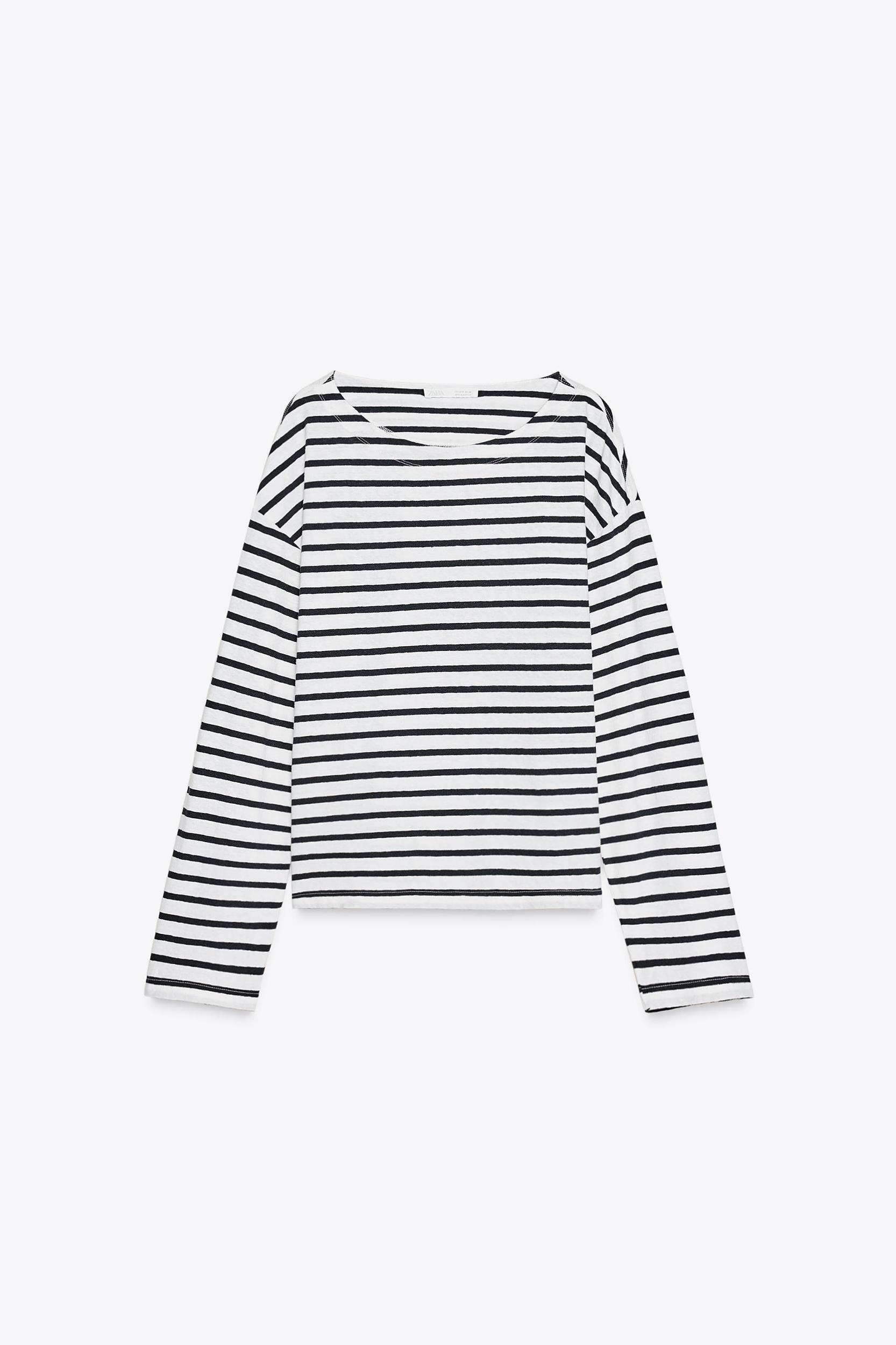 STRIPED LONG SLEEVE T-SHIRT Product Image