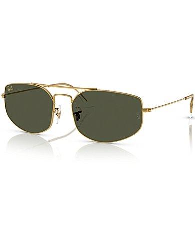 Men's Ray-Ban RB3845 Explorer V 60mm Sunglasses, Gold Product Image