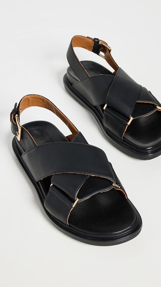 Marni Fussbett Crisscross Sandals | Shopbop Product Image