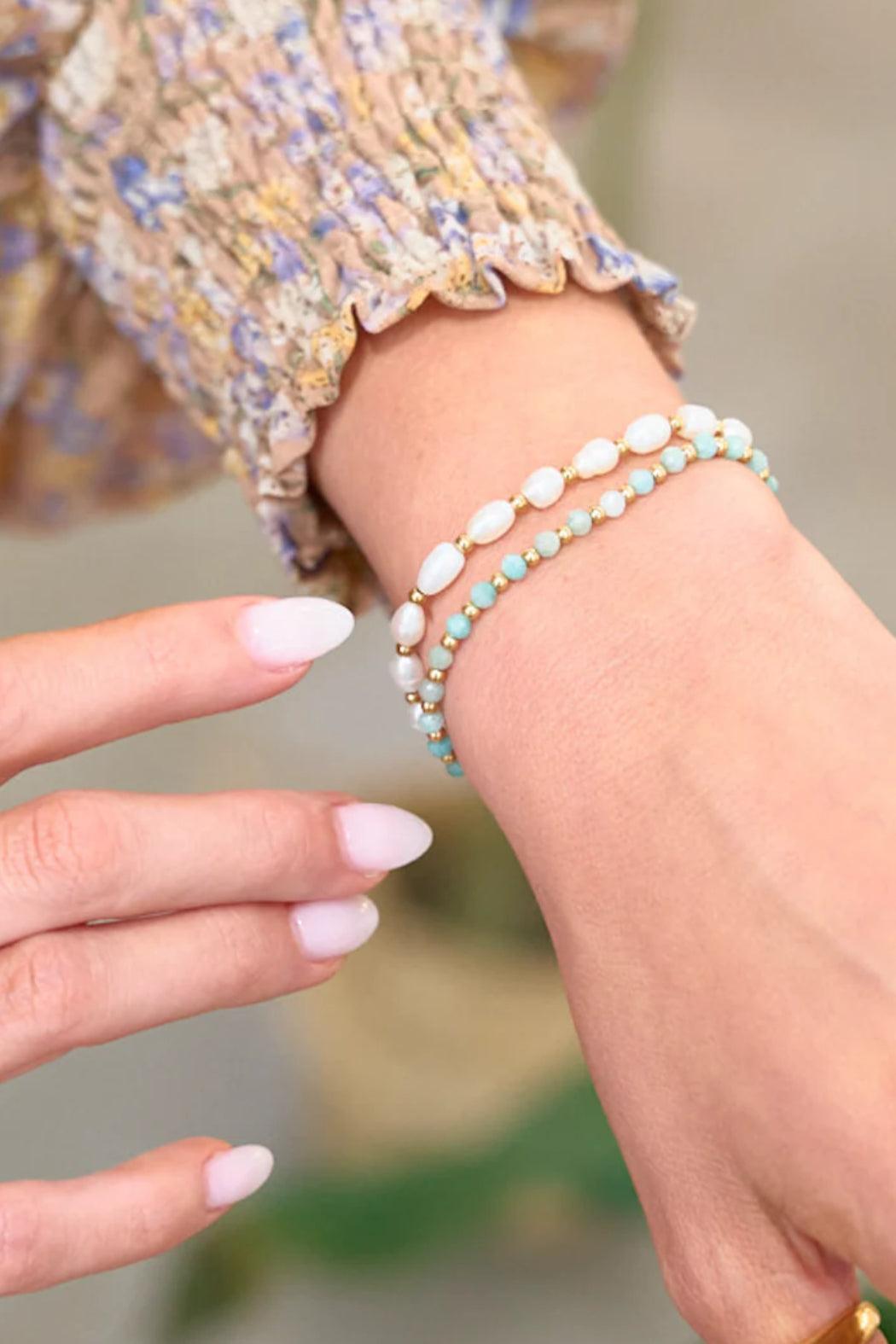Freshwater Pearl Slider Bracelet Product Image
