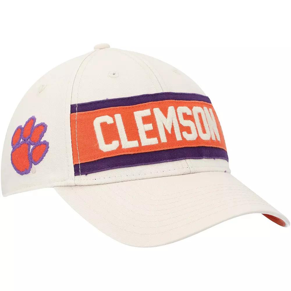 Men's '47 Cream Clemson Tigers Crossroad MVP Adjustable Hat, Beige Product Image
