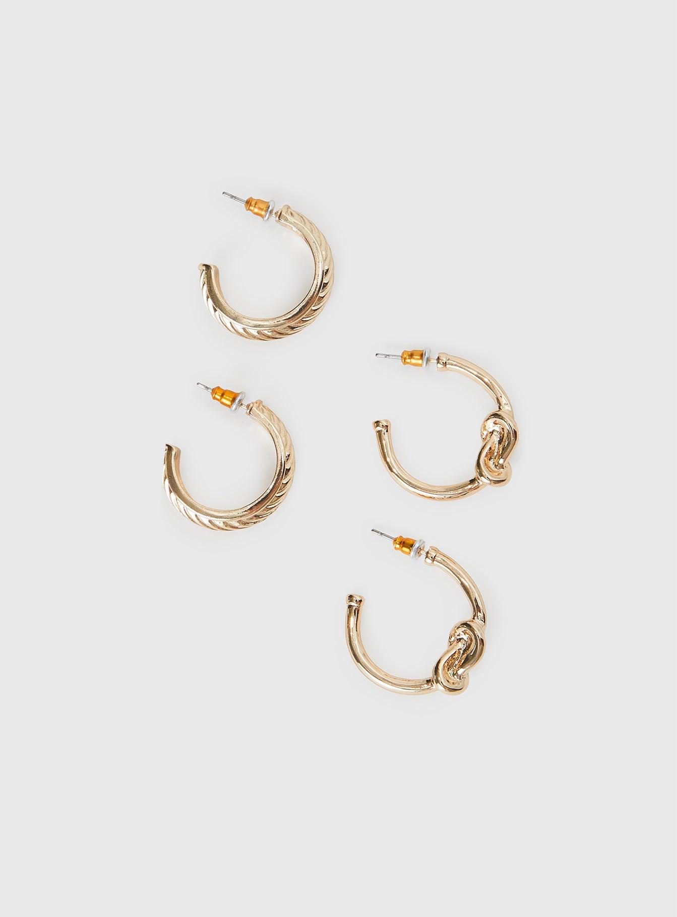Moonshine Earring Set Gold Product Image