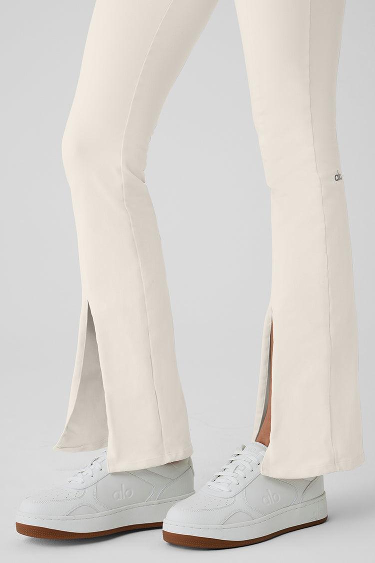 Airbrush High-Waist Flutter Legging - Ivory Product Image