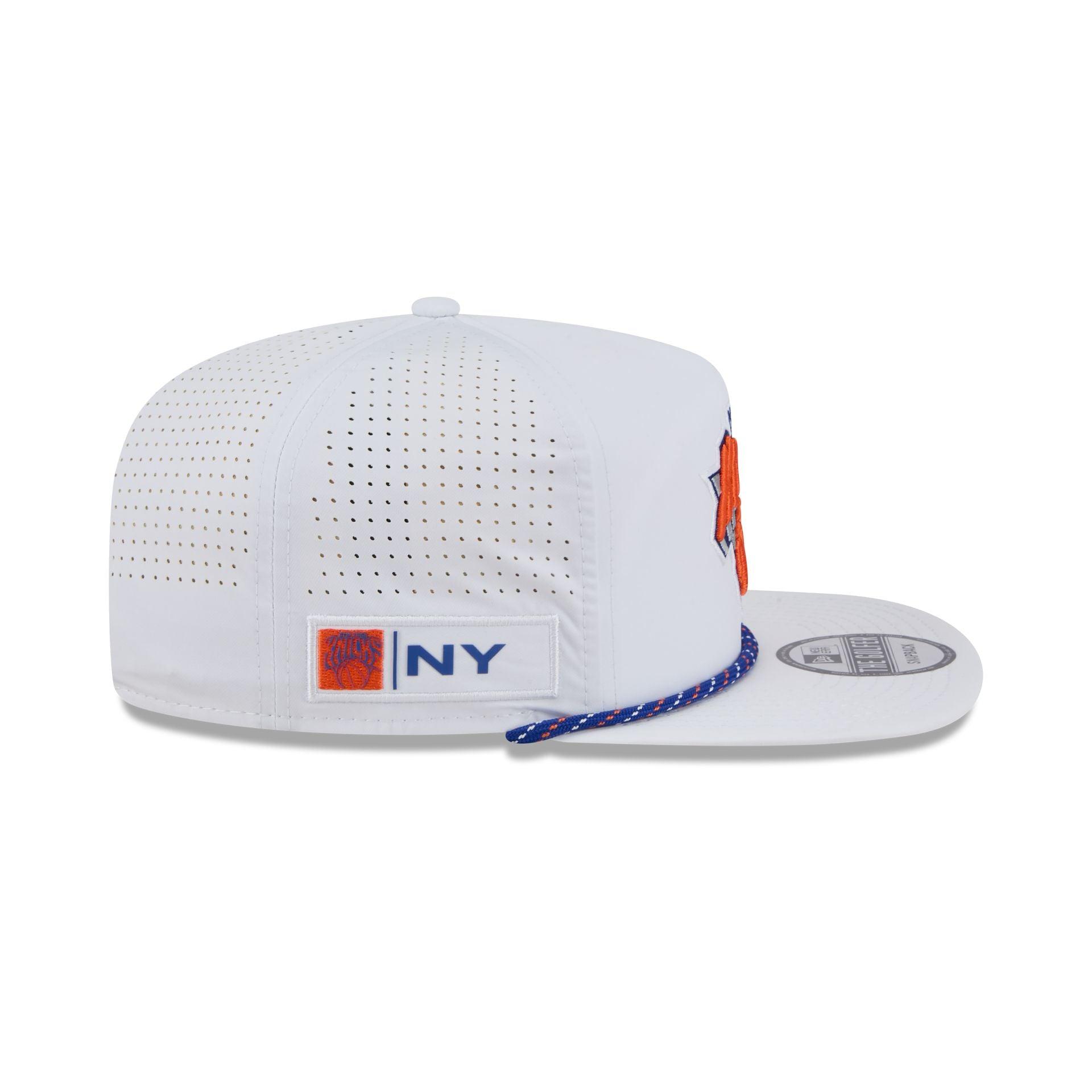 New York Knicks Optic White Performance Rope Golfer Hat Male Product Image