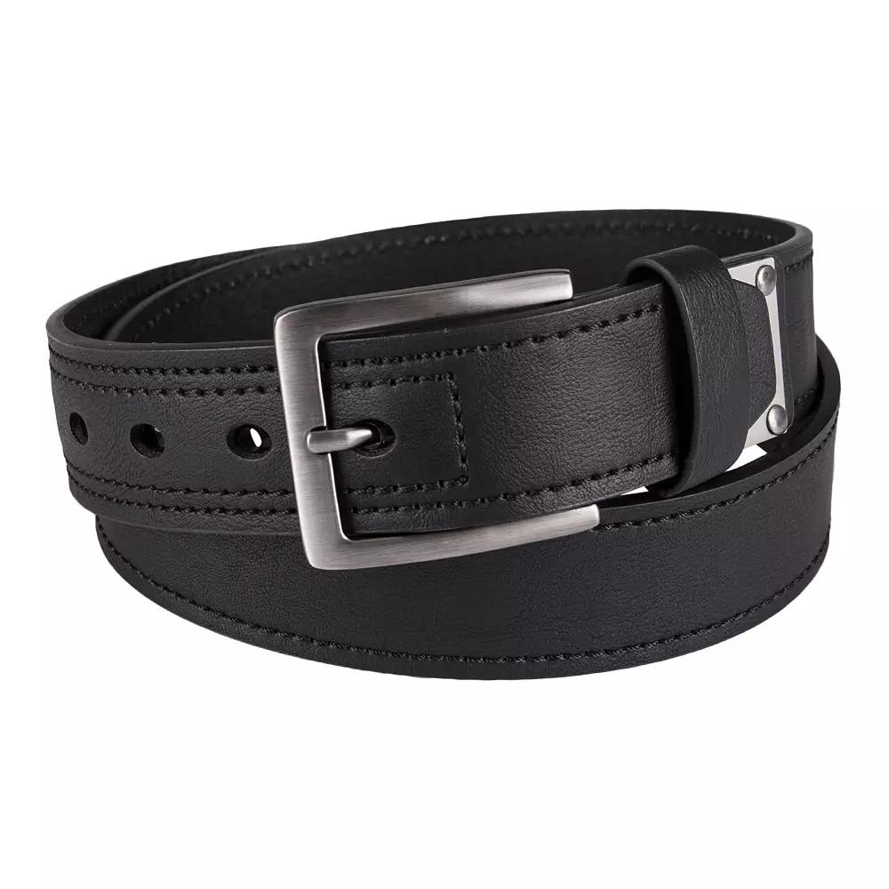 Men's Dickies Industrial Strength Belt with Logo Plate, Size: Medium, Black Product Image