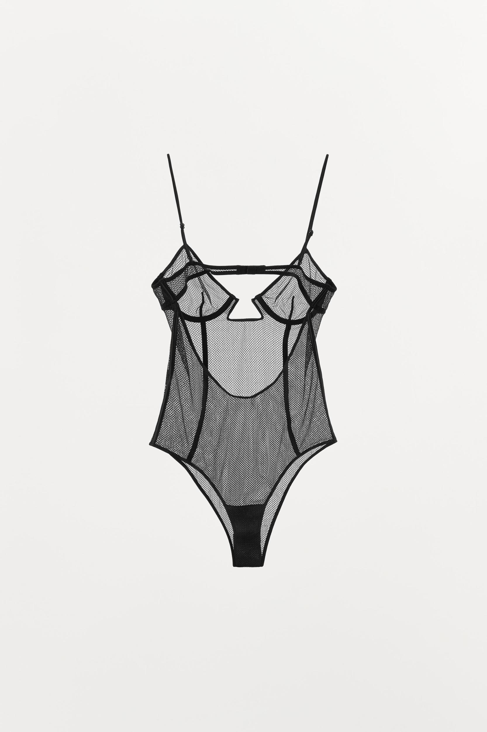 MESH UNDERWIRE BODYSUIT Product Image