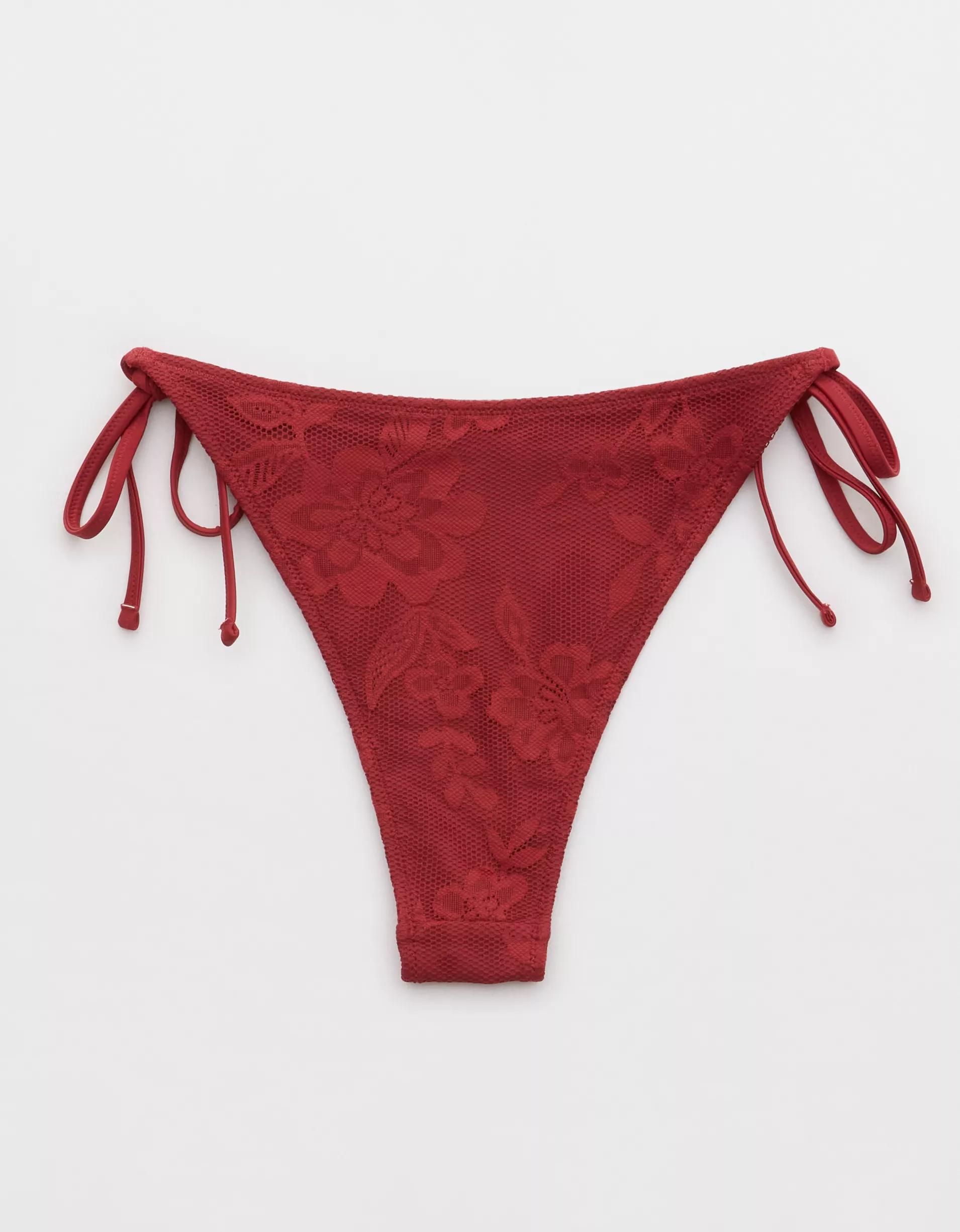 Aerie The Sunbun Lace Bikini Bottom Product Image