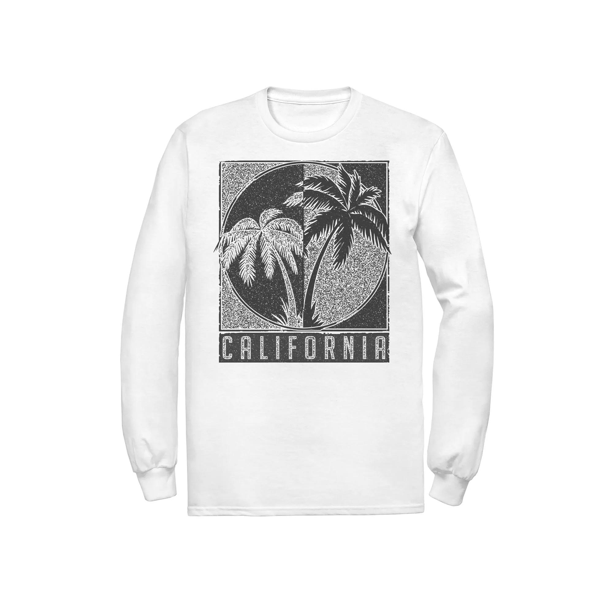 Men's Fifth Sun California Palms Poster Tee, Size: 3XL, White Product Image