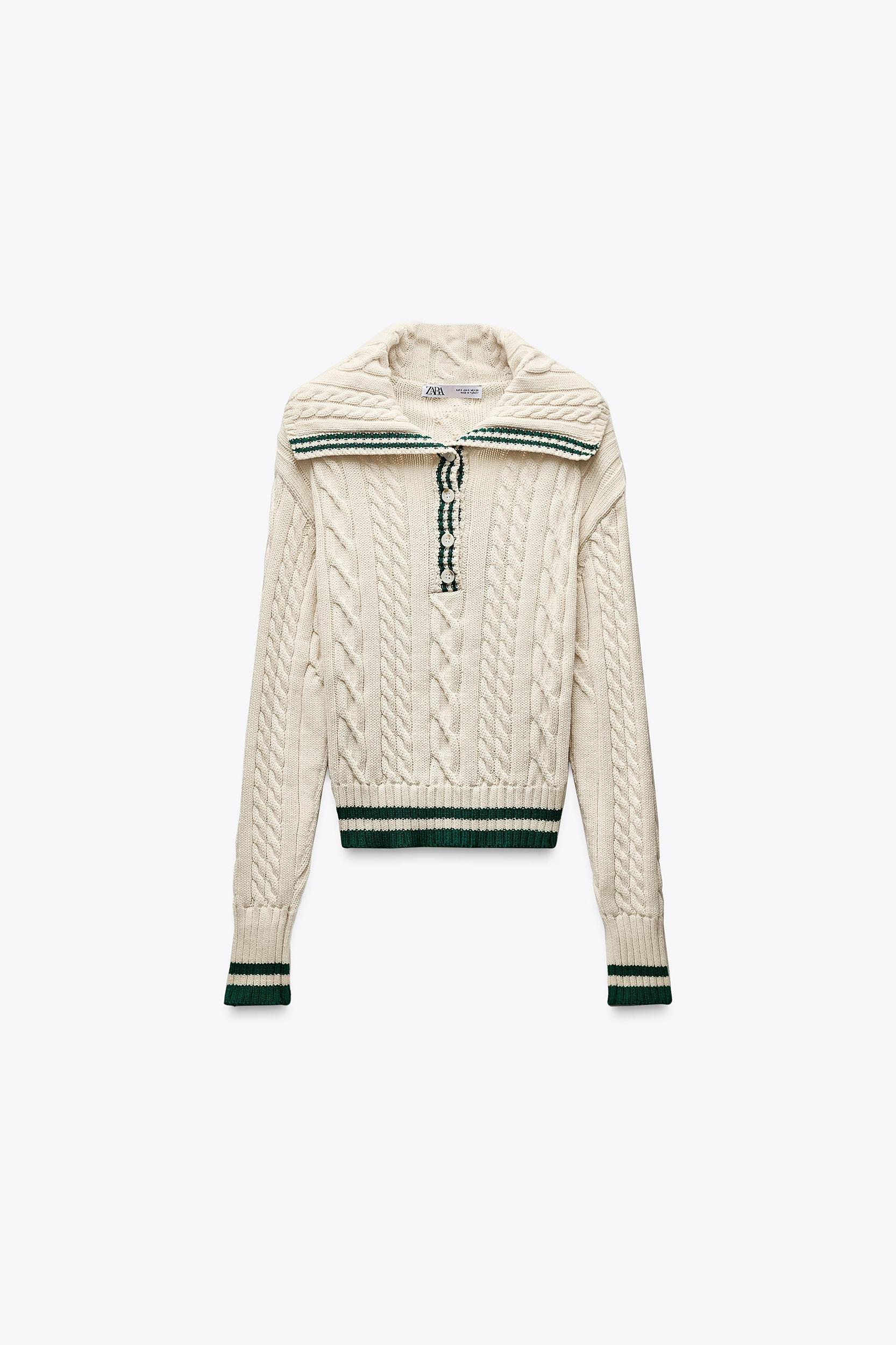 CABLE KNIT SWEATER Product Image