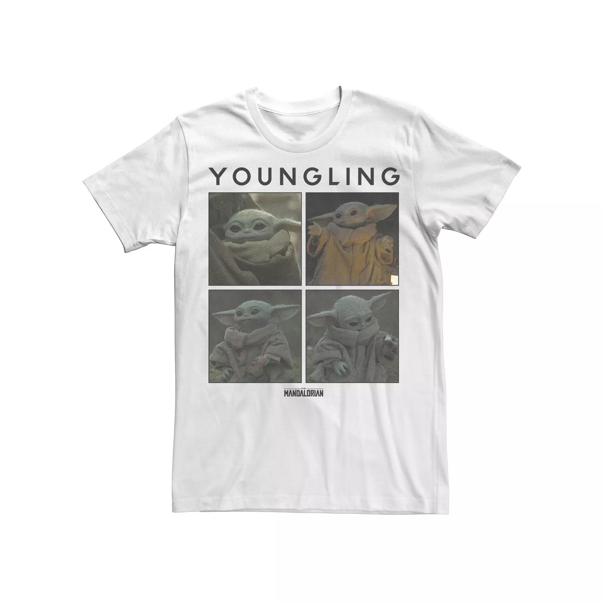 Men's Star Wars: The Mandalorian The Child Youngling Panels R13 Tee,  Product Image