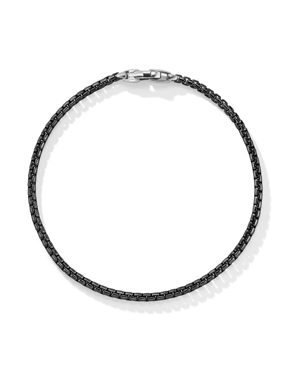 sterling silver Box Chain bracelet (2.7mm) Product Image