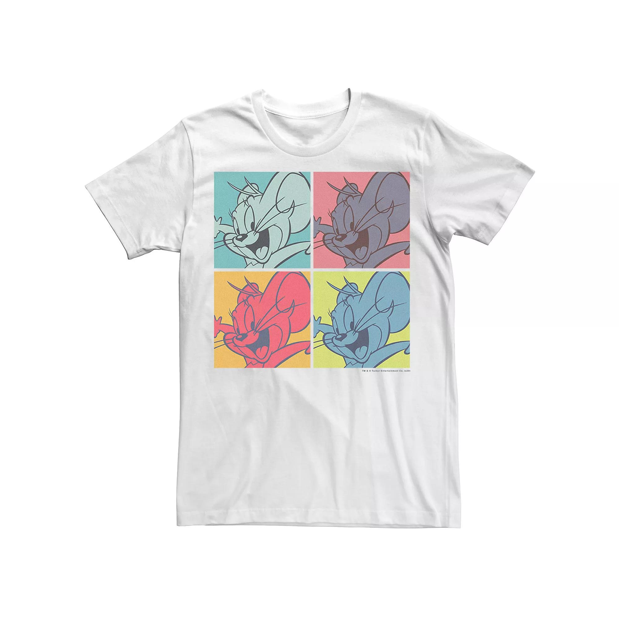Mens Tom And Jerry Pop Art Box Up Tee, Men's,  Product Image