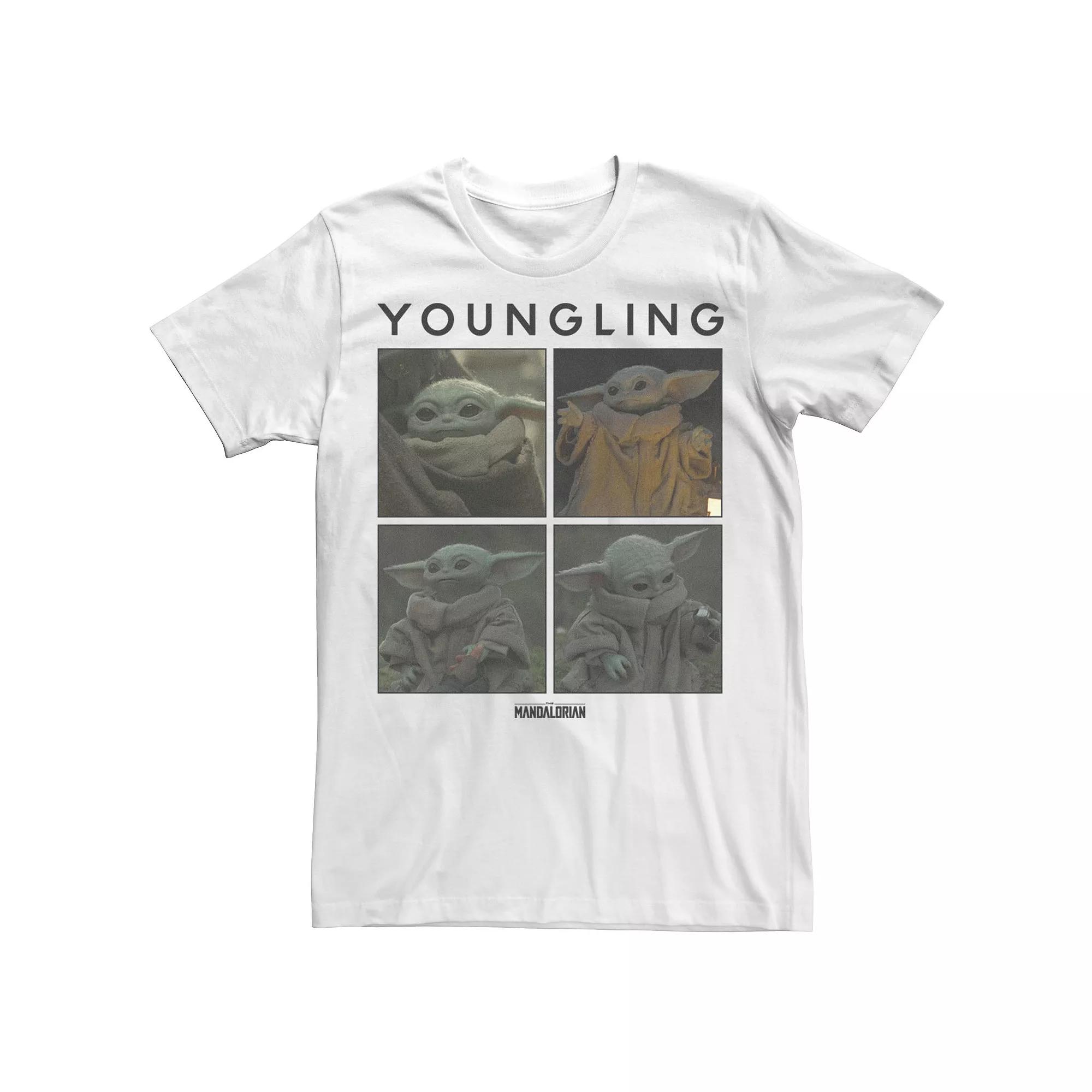 Men's Star Wars: The Mandalorian The Child Youngling Panels R13 Tee,  Product Image
