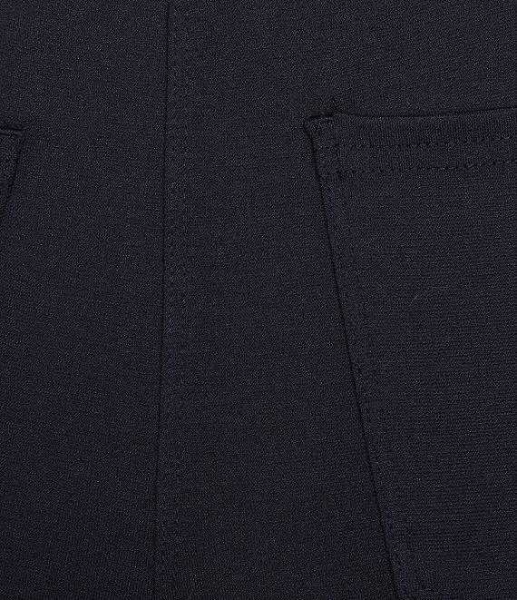 Intro Petite Size Bella Double Knit Boot Leg Pull-On Pants Product Image