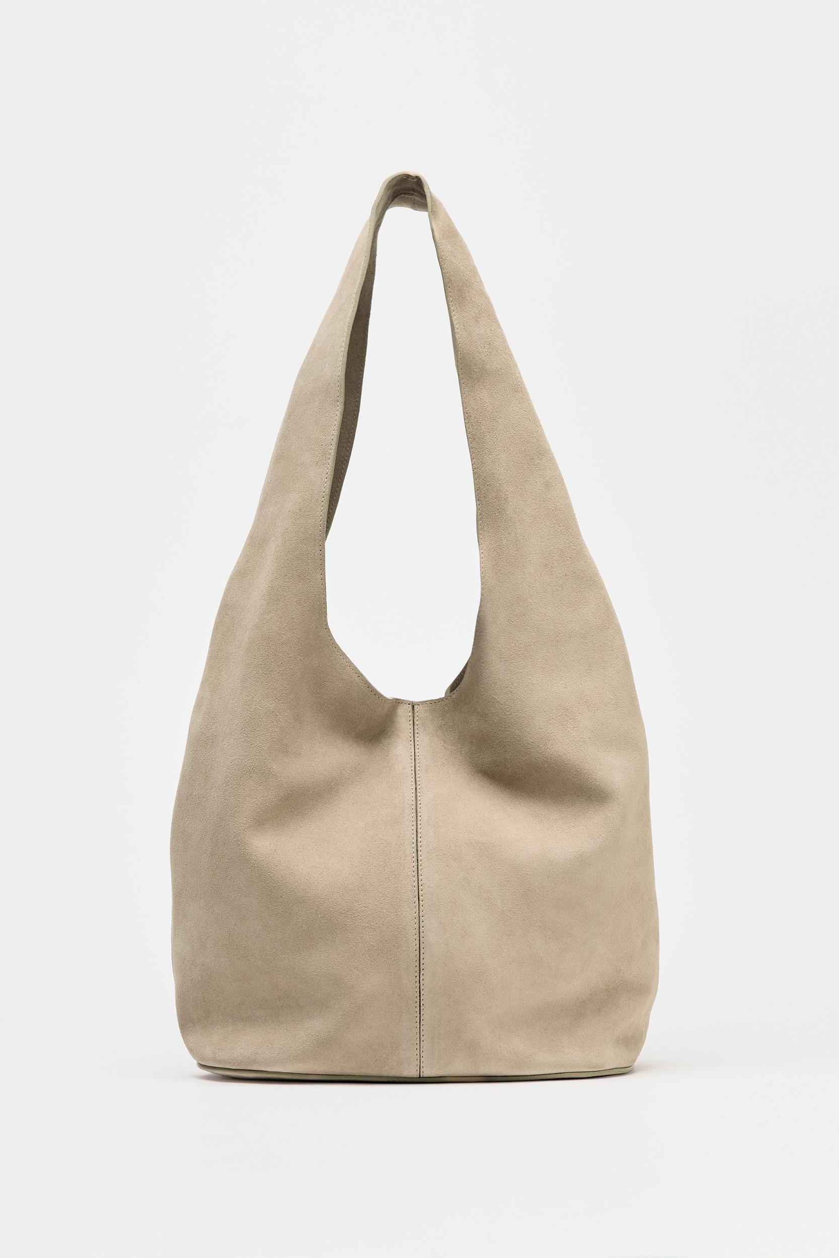 SPLIT LEATHER SHOULDER BAG Product Image