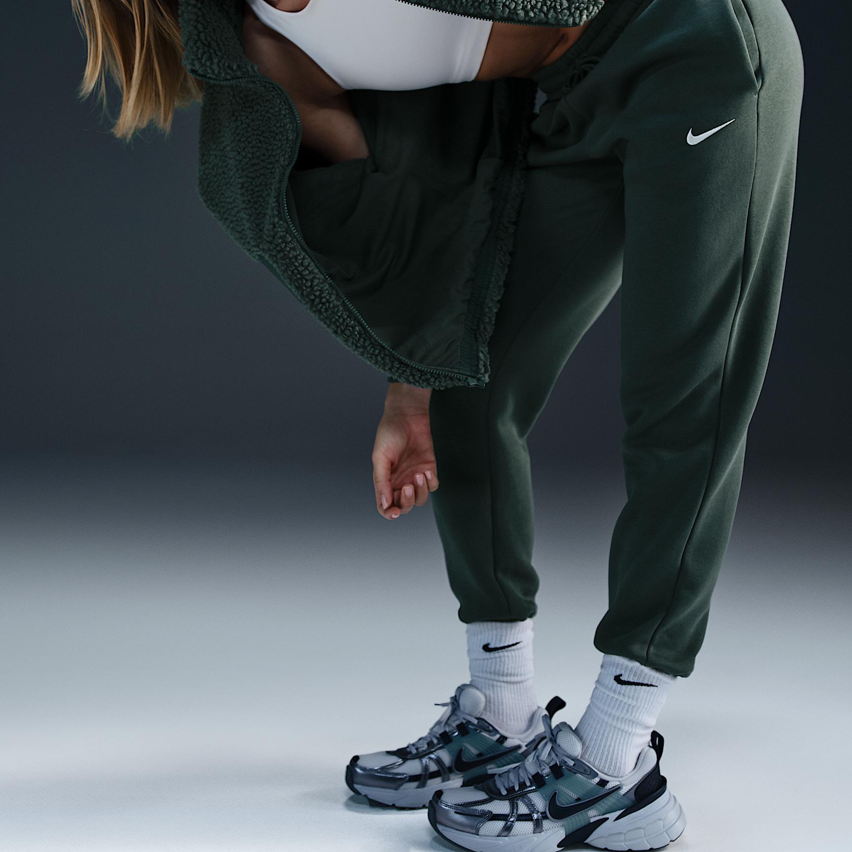 Womens Nike Sportswear Phoenix Fleece Mid-Rise Sweatpants | FZ7626-338 Product Image