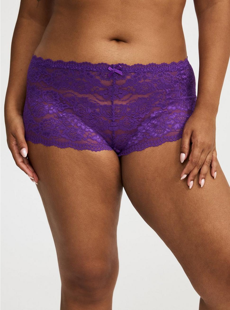 Mid-Rise Simply Lace Cheeky Panty Product Image