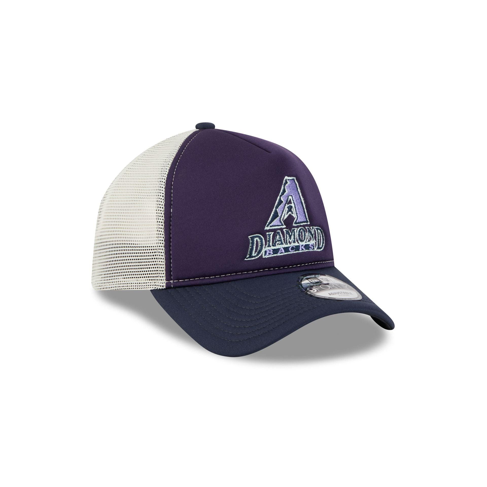Arizona Diamondbacks Navy Purple 9FORTY A-Frame Trucker Hat Male Product Image