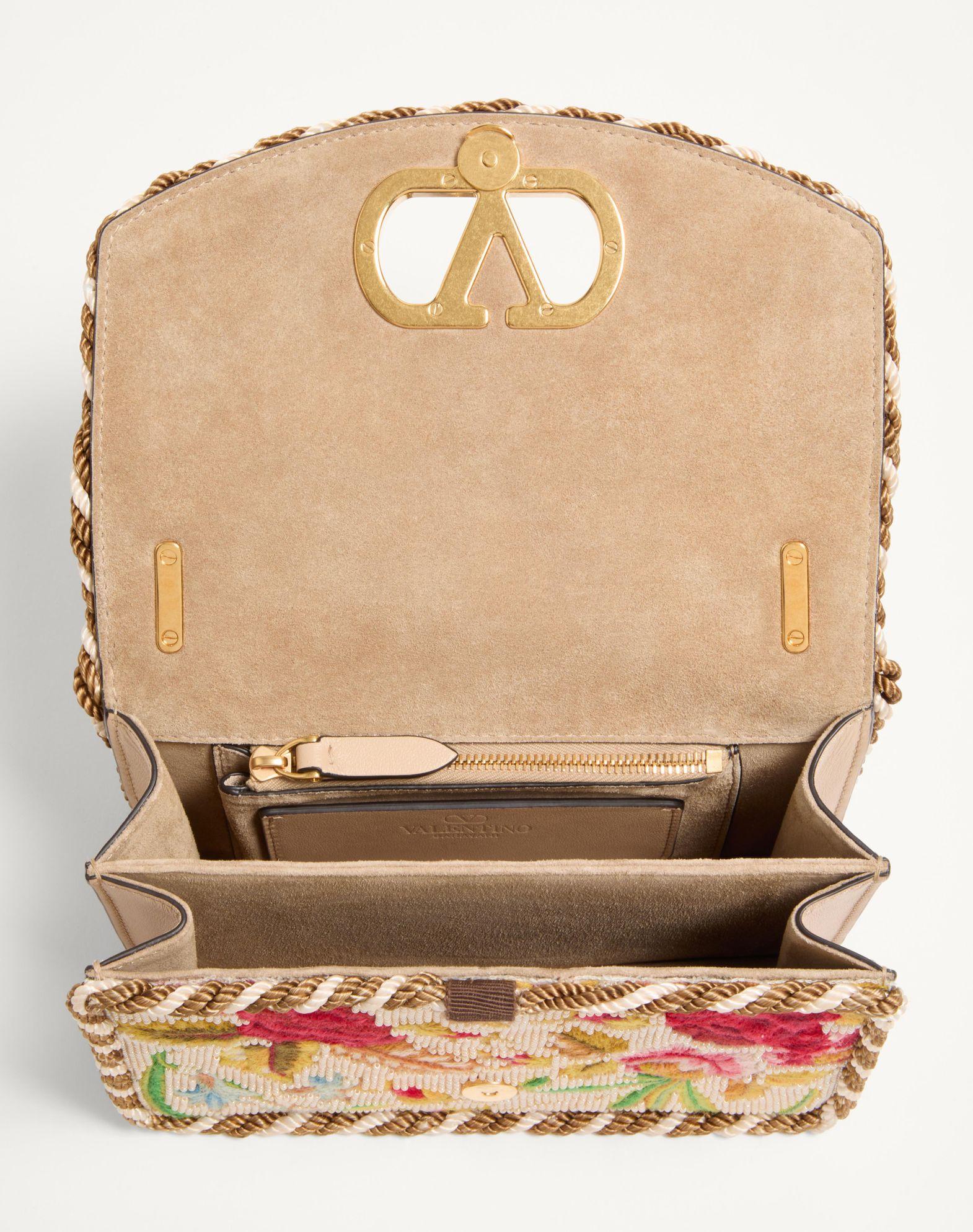 Valentino Garavani Vain Small Embroidered Shoulder Bag Product Image