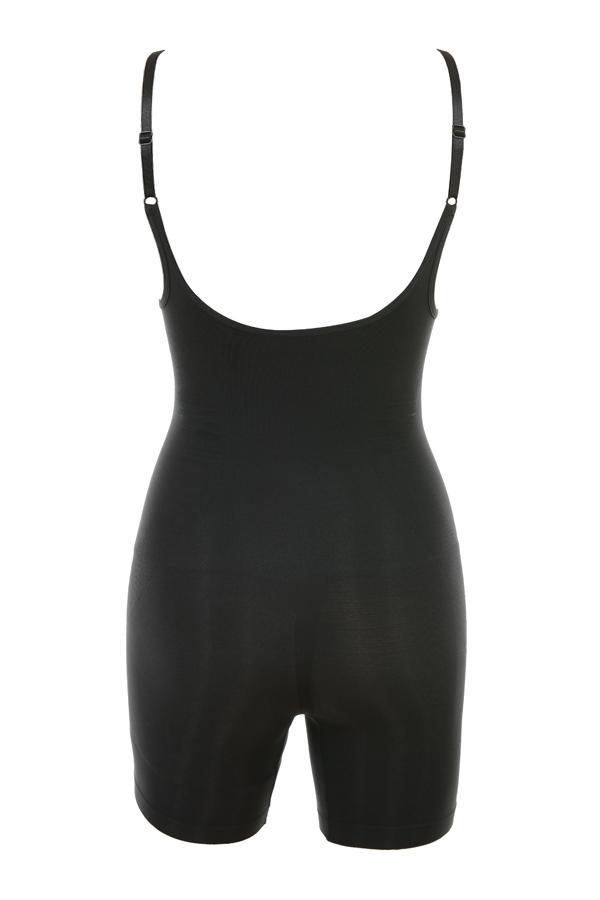  mid thigh sculpting bodysuit ink - sale Product Image