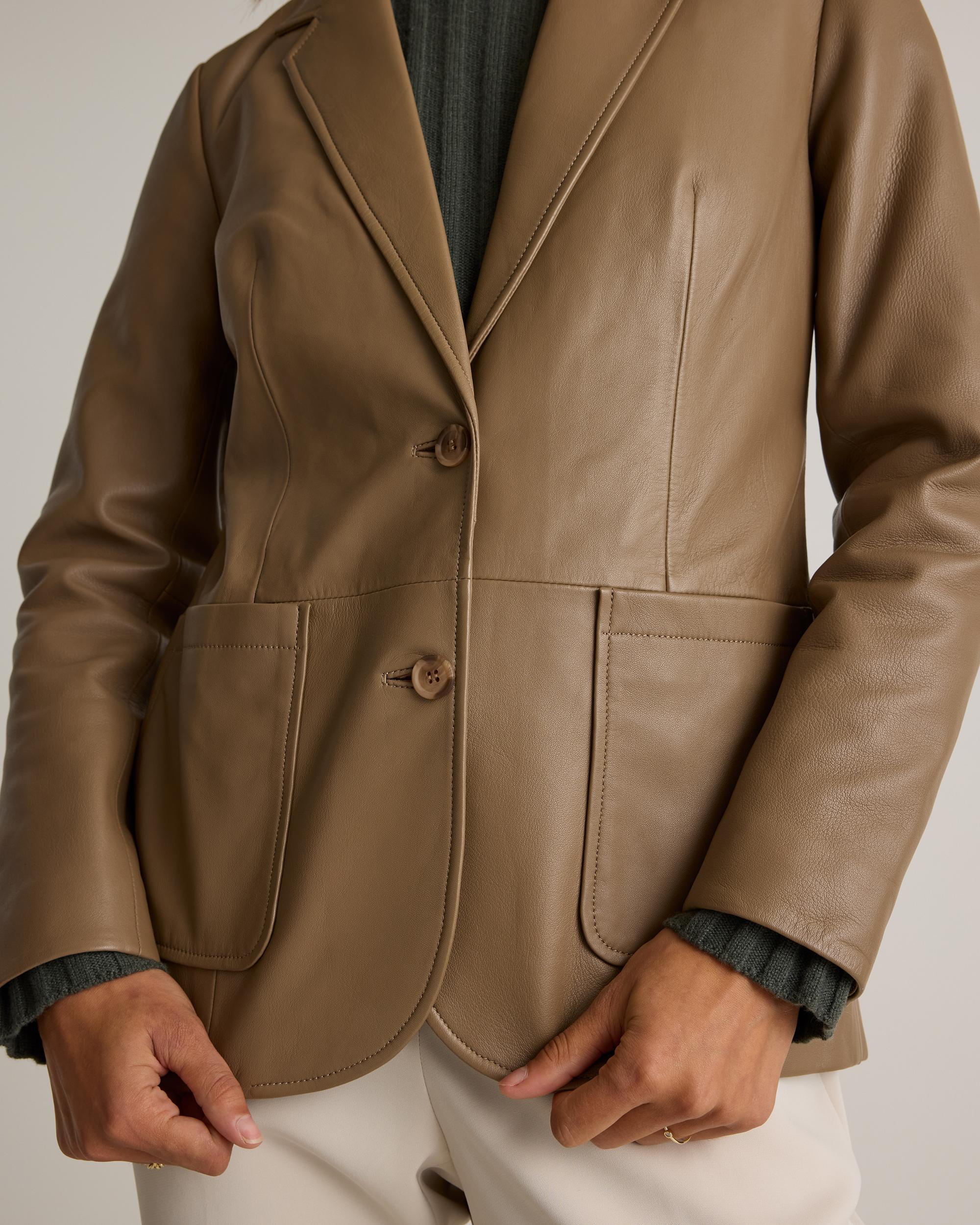 Quince | Women's Blazer Leather Product Image