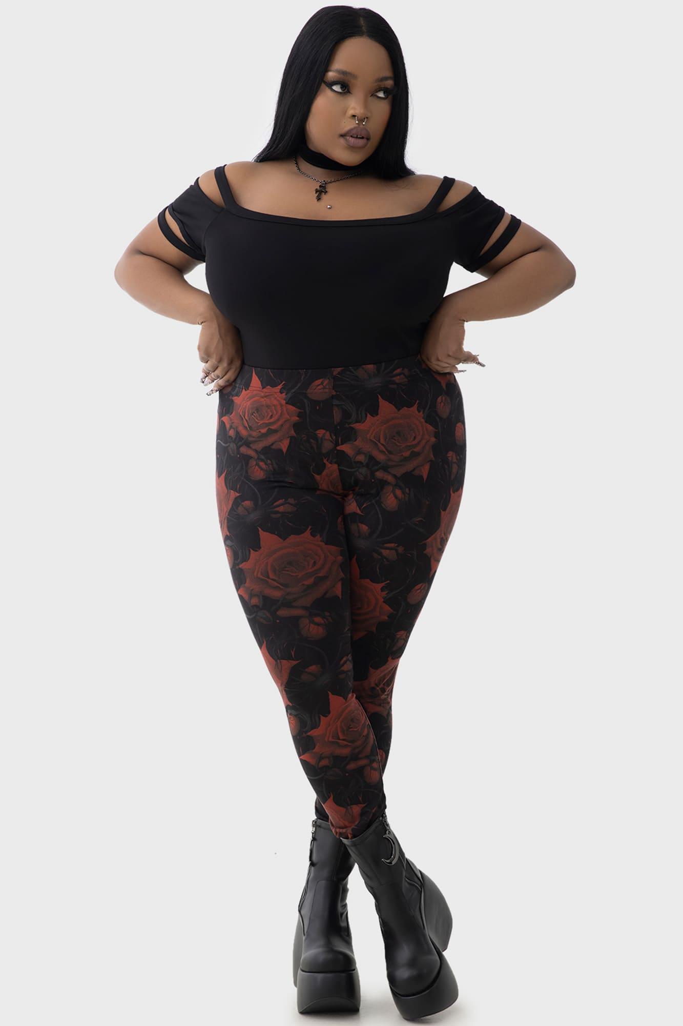 Blood Rose Leggings Female Product Image