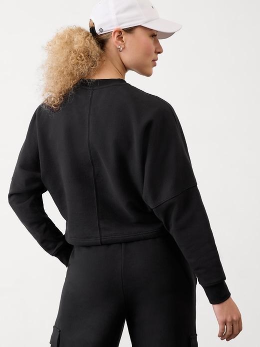 Forever Fleece Dolman Crop Sweatshirt Product Image