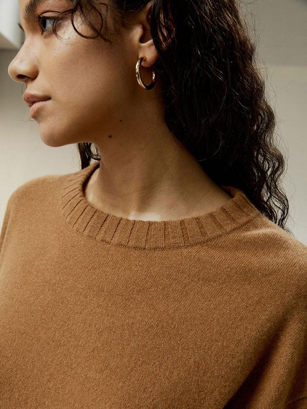 Crew Neck Cashmere Sweater Product Image