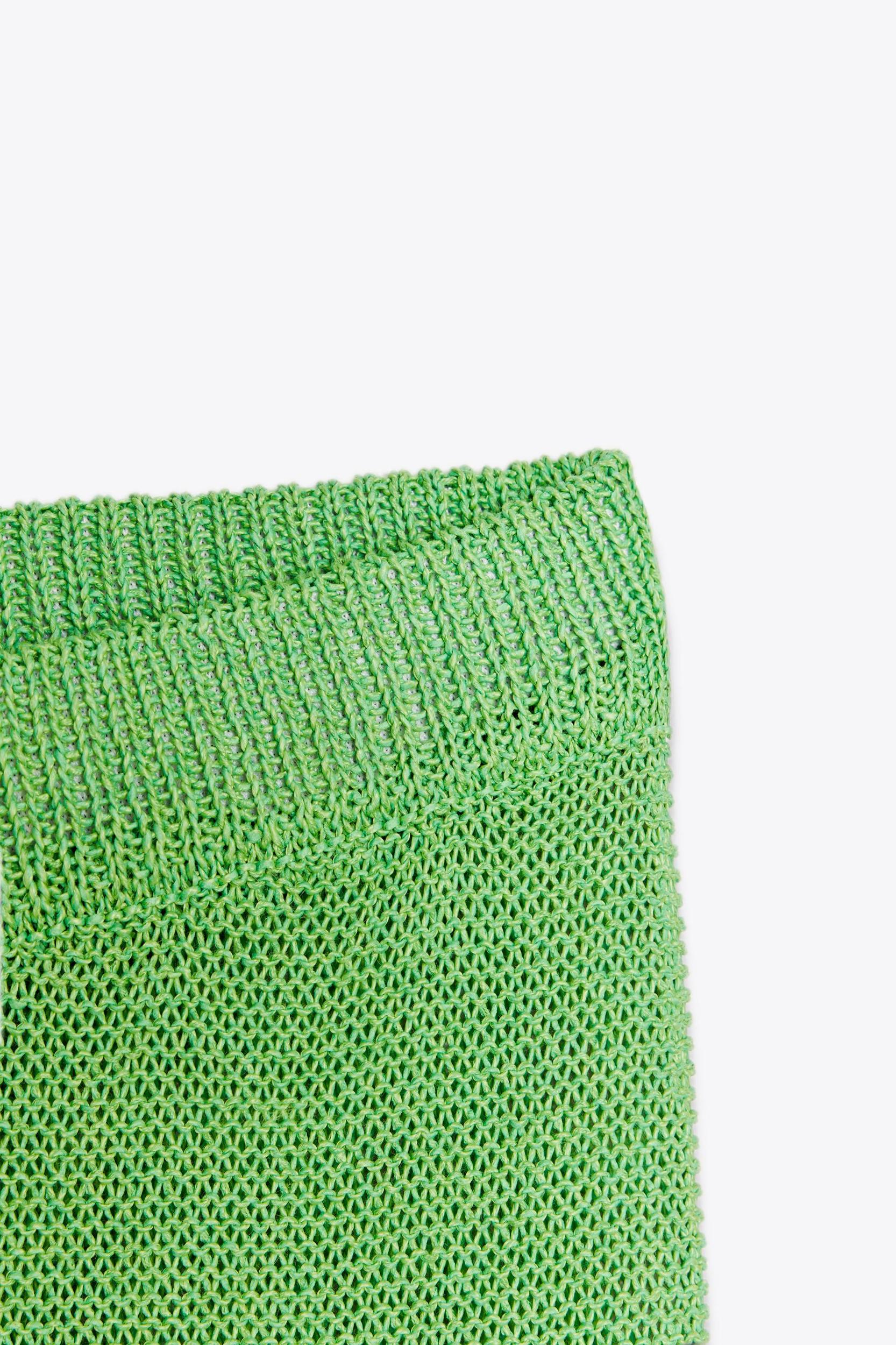 WIDE LEG KNIT PANTS Product Image