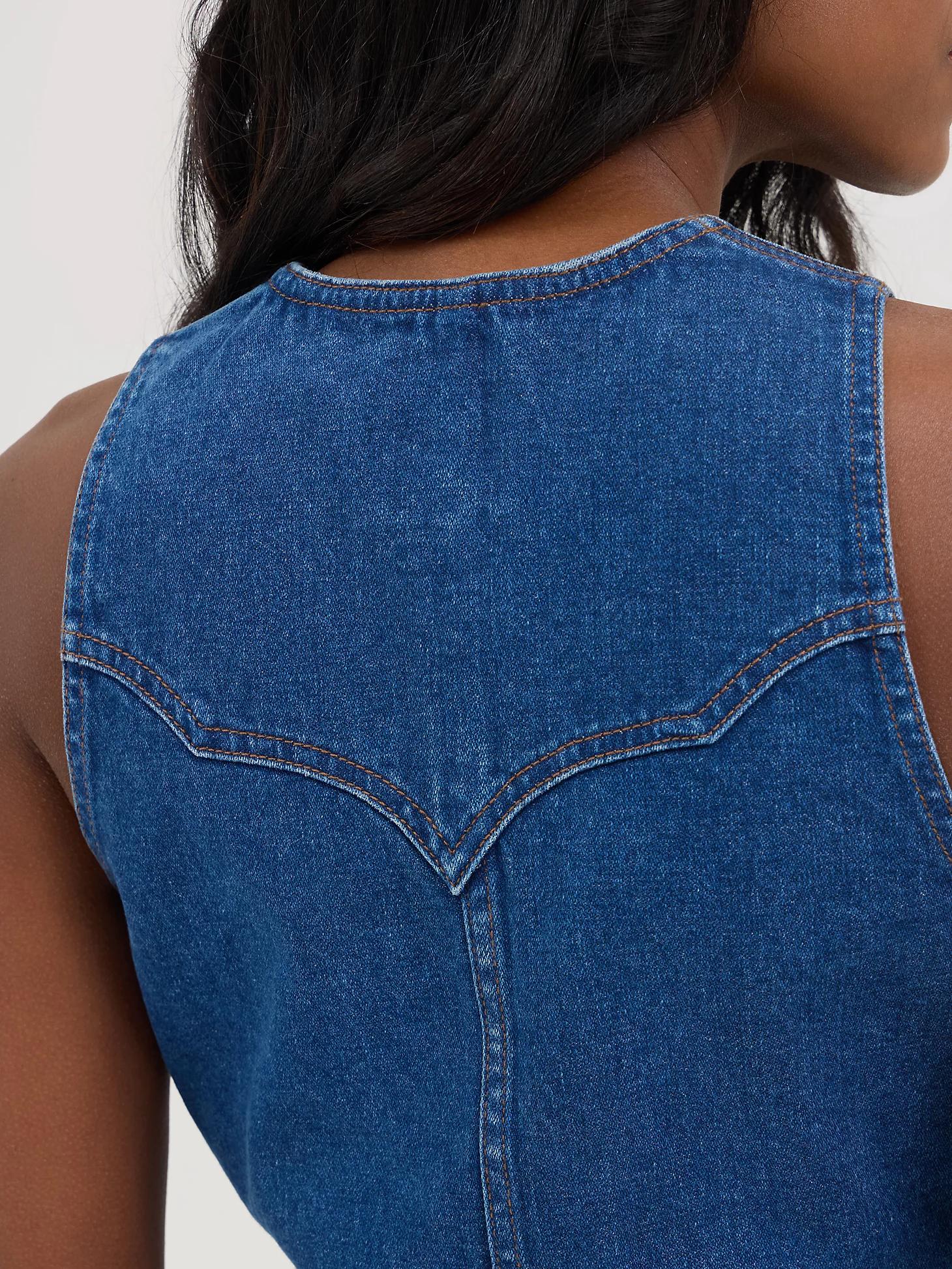 Wrangler® x Yellow Rose by Kendra Scott Denim Vest | Women's JACKETS & OUTERWEAR | Wrangler® Product Image