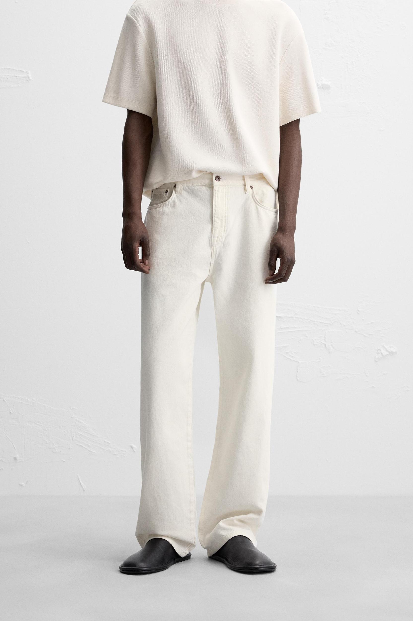 STRAIGHT FIT COTTON-HEMP JEANS Product Image