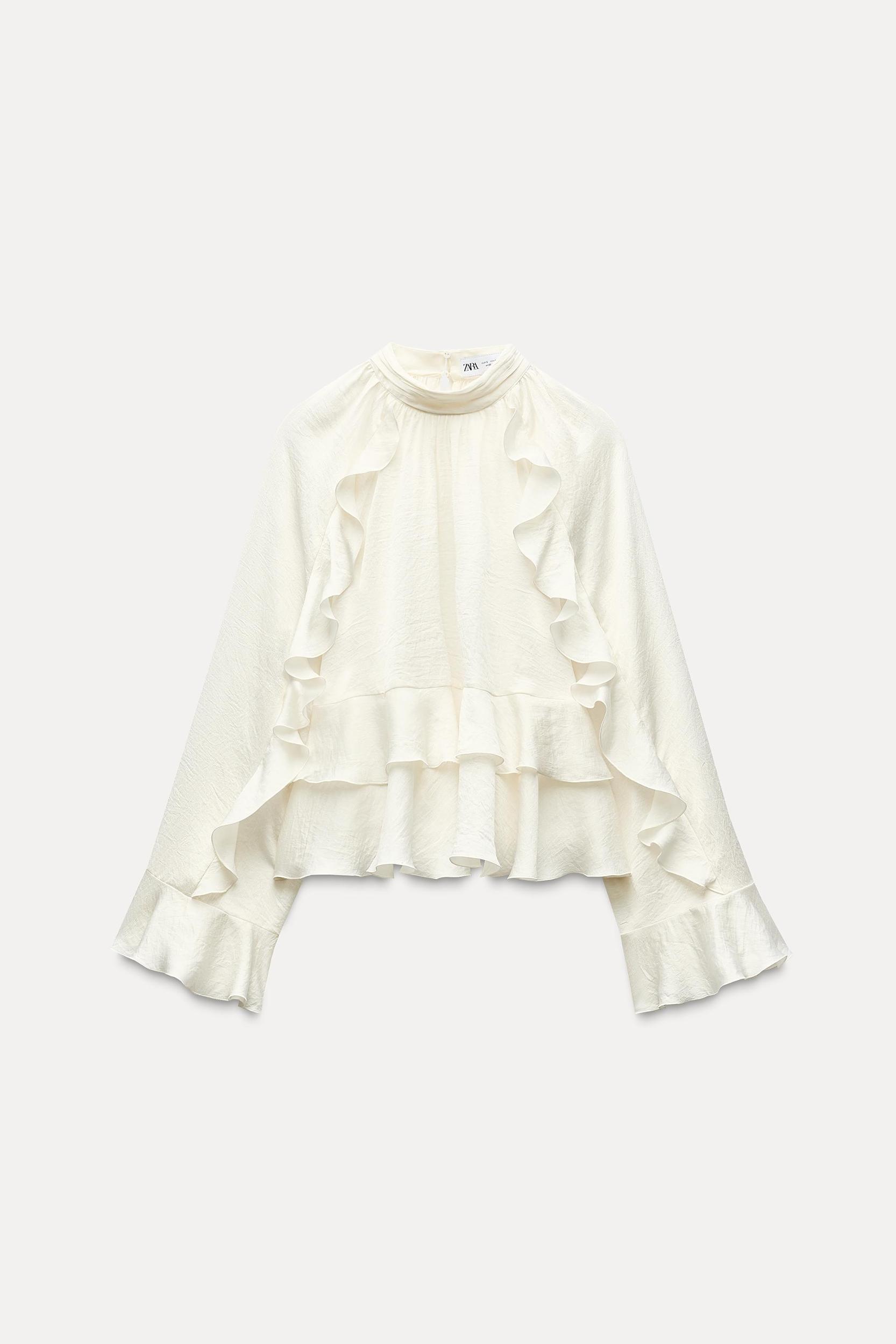 RUFFLED BLOUSE Product Image