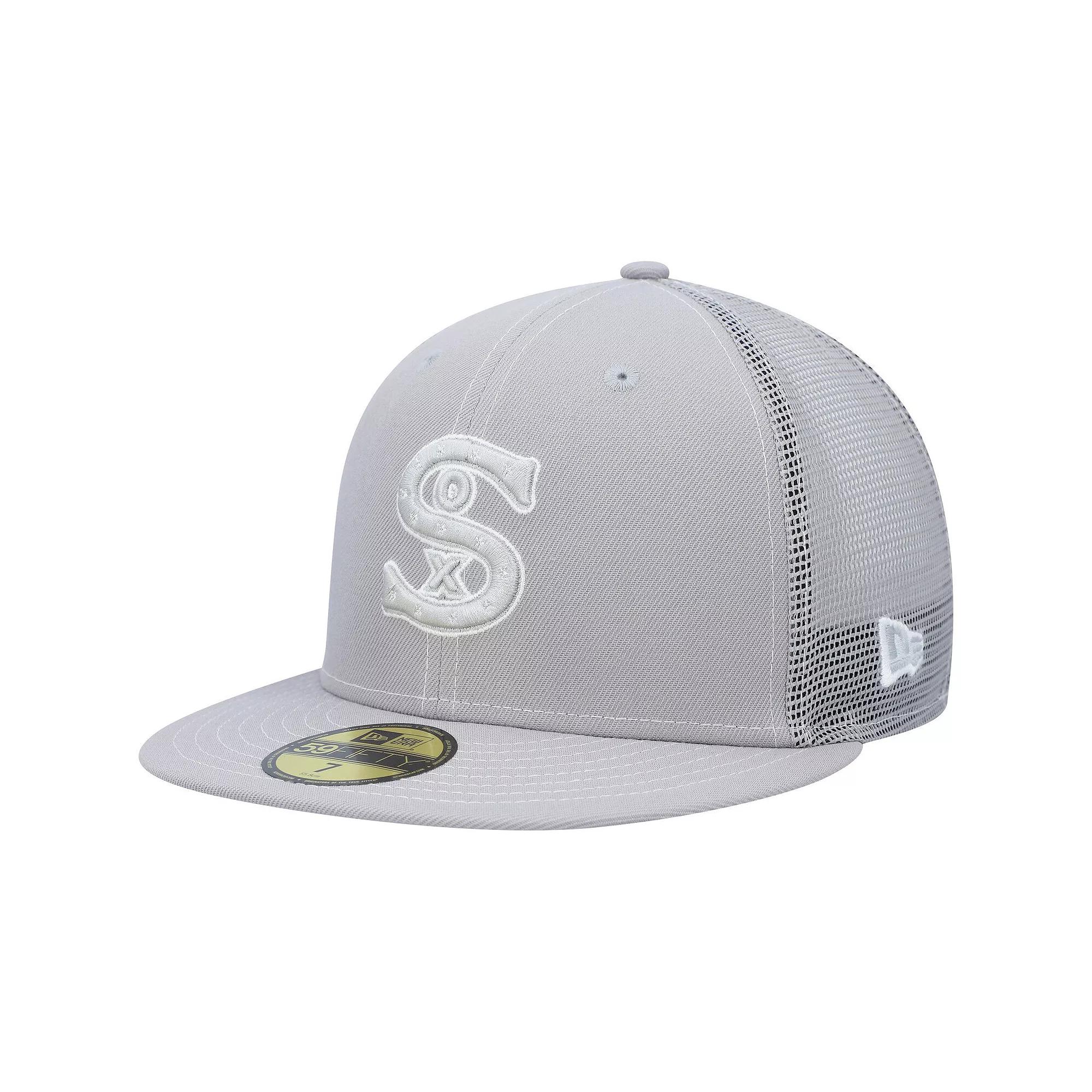 Men's New Era Gray Chicago White Sox 2023 On-Field Batting Practice 59FIFTY Fitted Hat,  Product Image