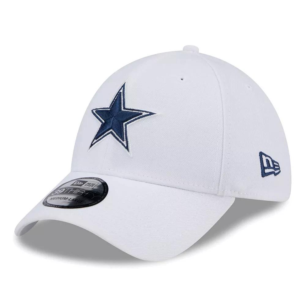 Men's New Era White Dallas Cowboys Main 39THIRTY Flex Hat, Size: Large/XL Product Image
