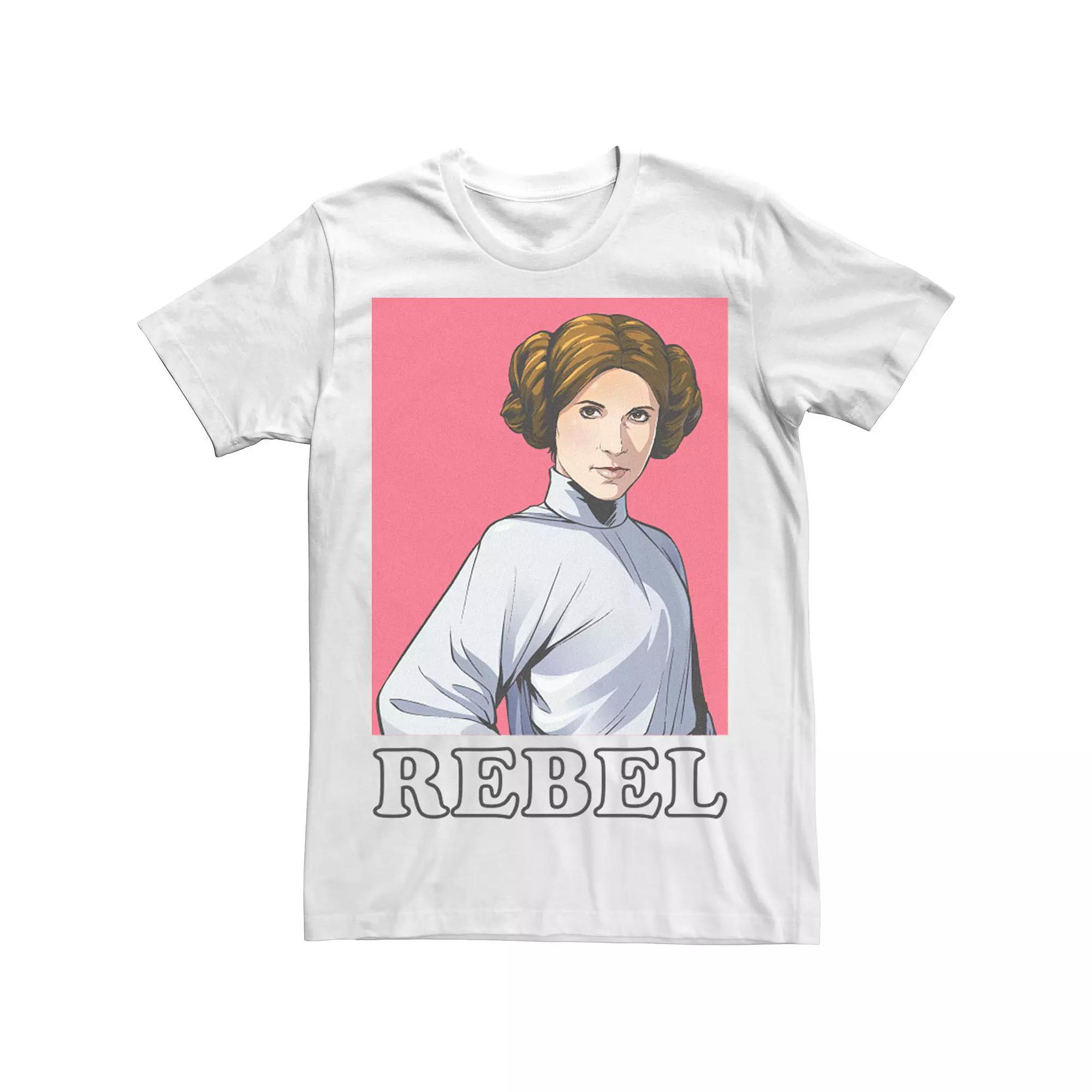 Men's Star Wars Rebel Leia Portrait Tee,  Product Image