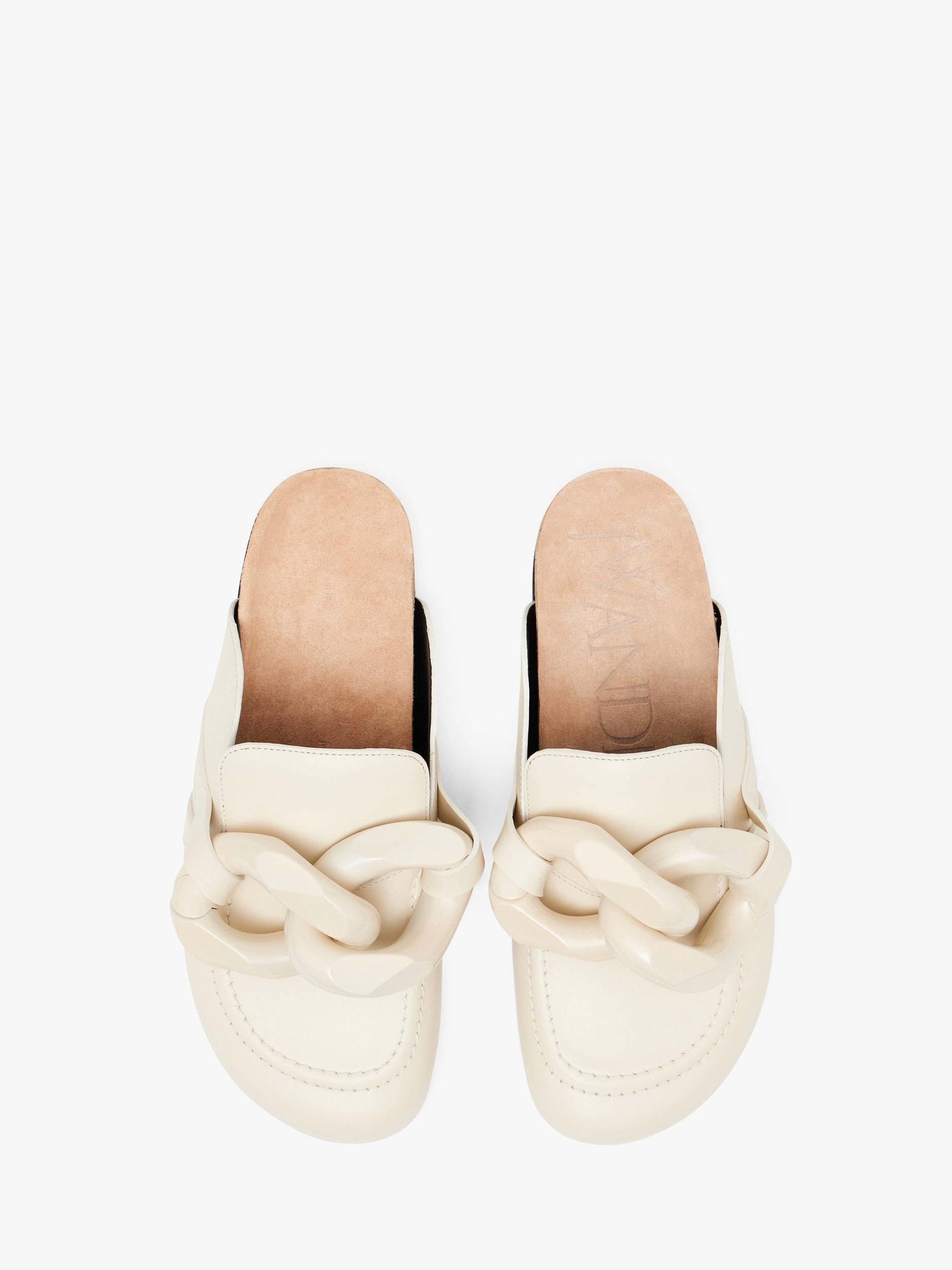 CHAIN LOAFER LEATHER MULES Product Image