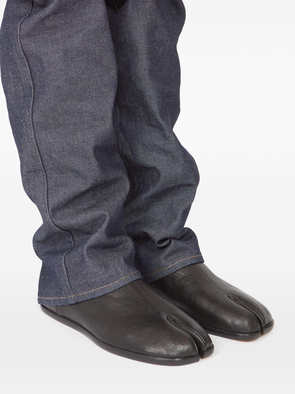 Tabi leather babouche shoes Product Image