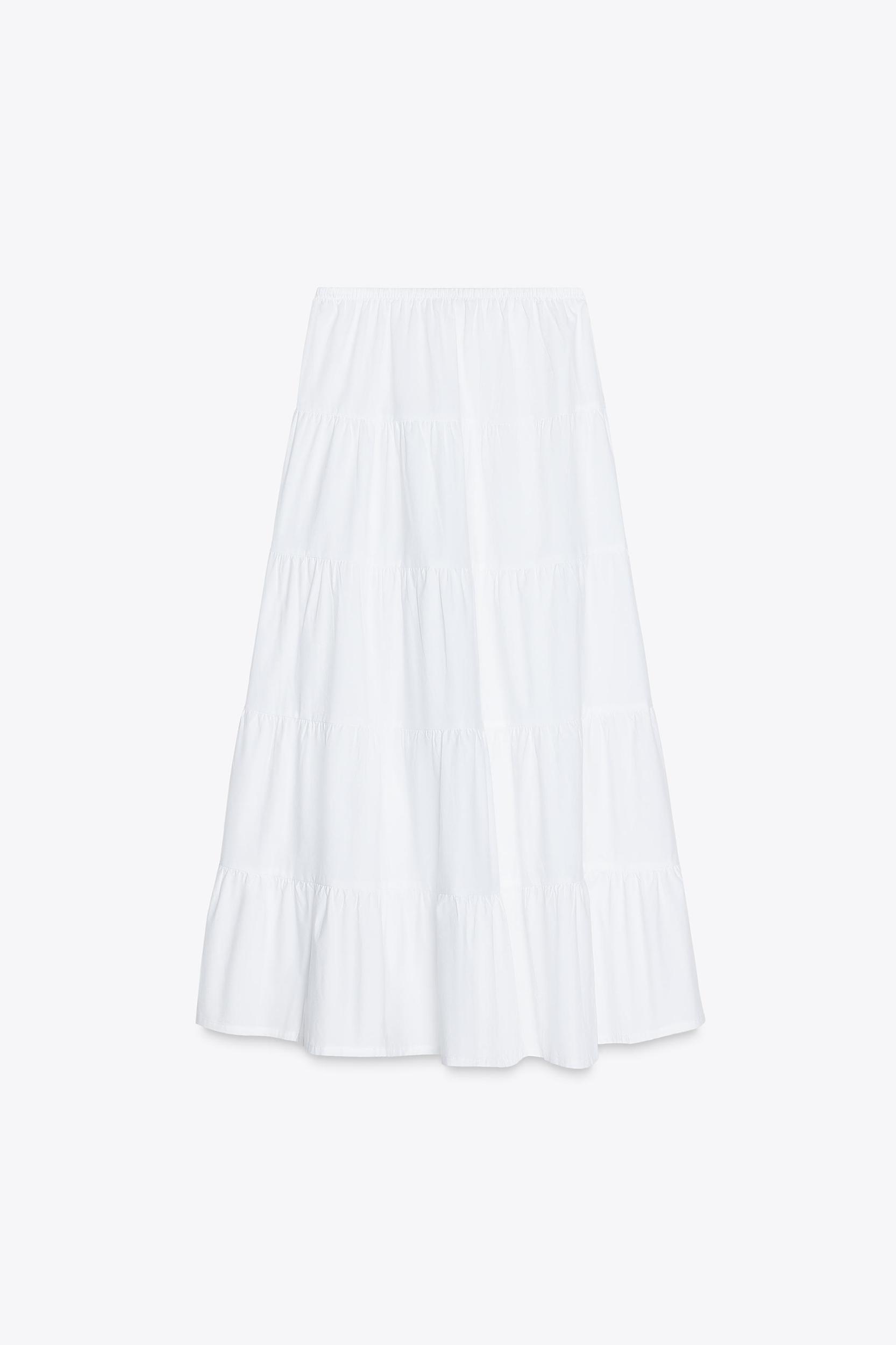 TIERED MAXI SKIRT Product Image