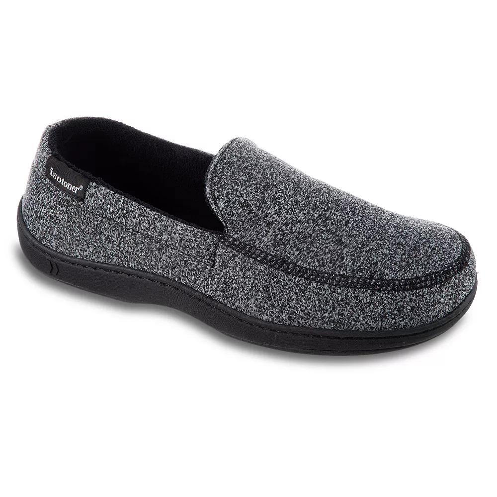 isotoner Space Dye Men's Moccasin Slippers,  Product Image