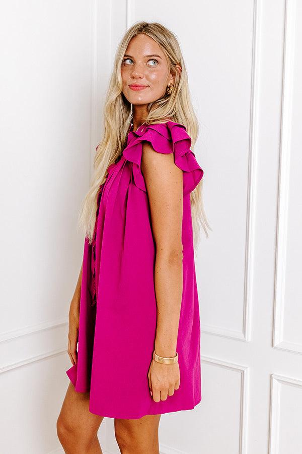 Town Square Kisses Shift Dress In Orchid Product Image