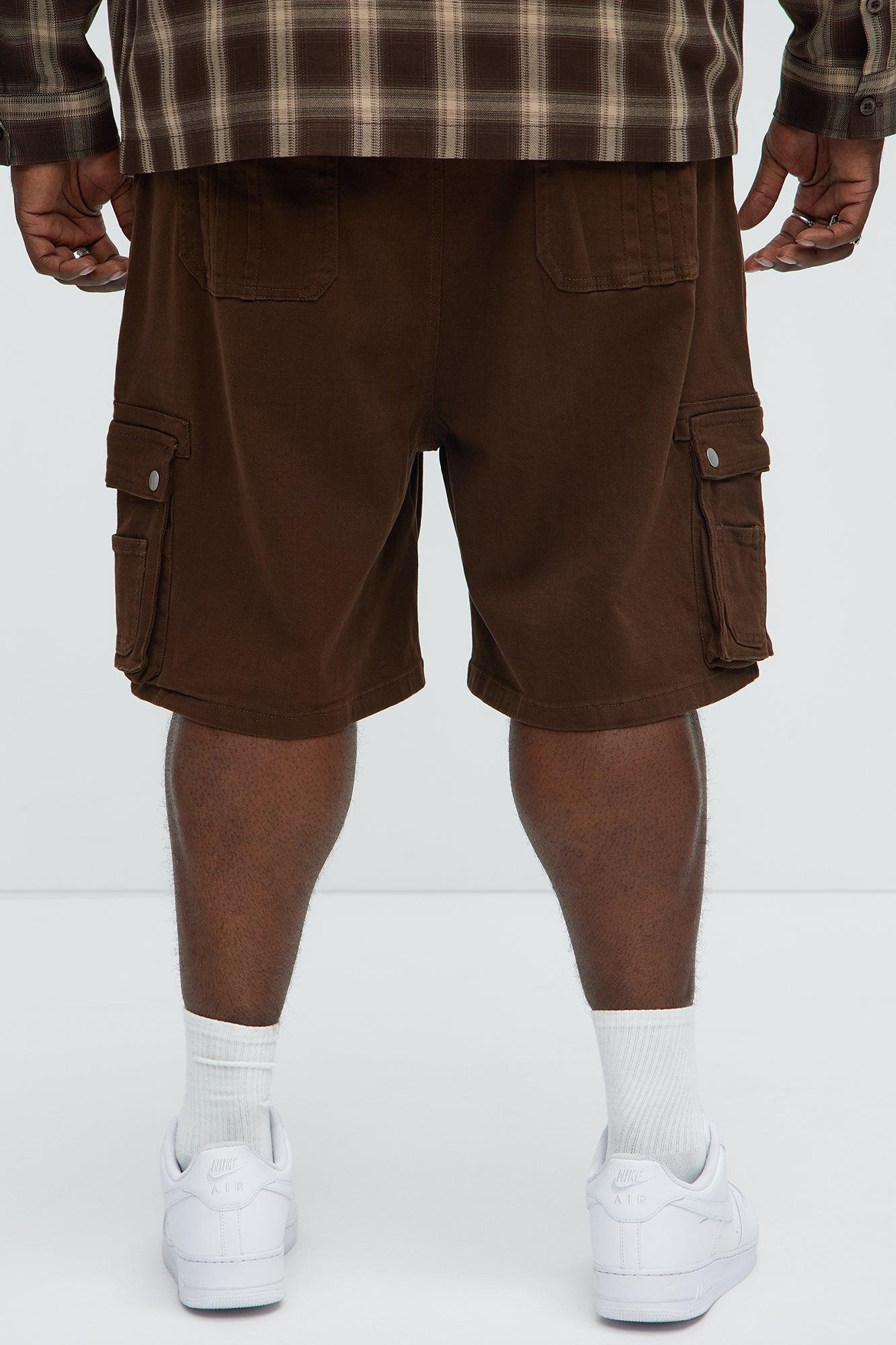 Gyro Utility Shorts - Brown Product Image