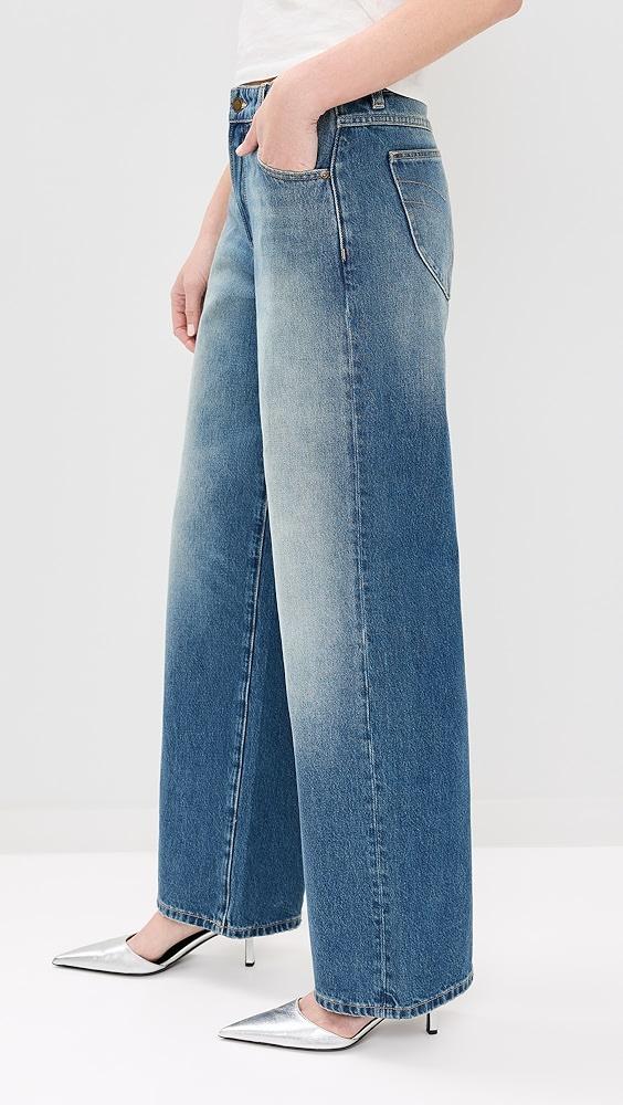 Rolla's Kate Baggy Tough Stone Jeans | Shopbop Product Image