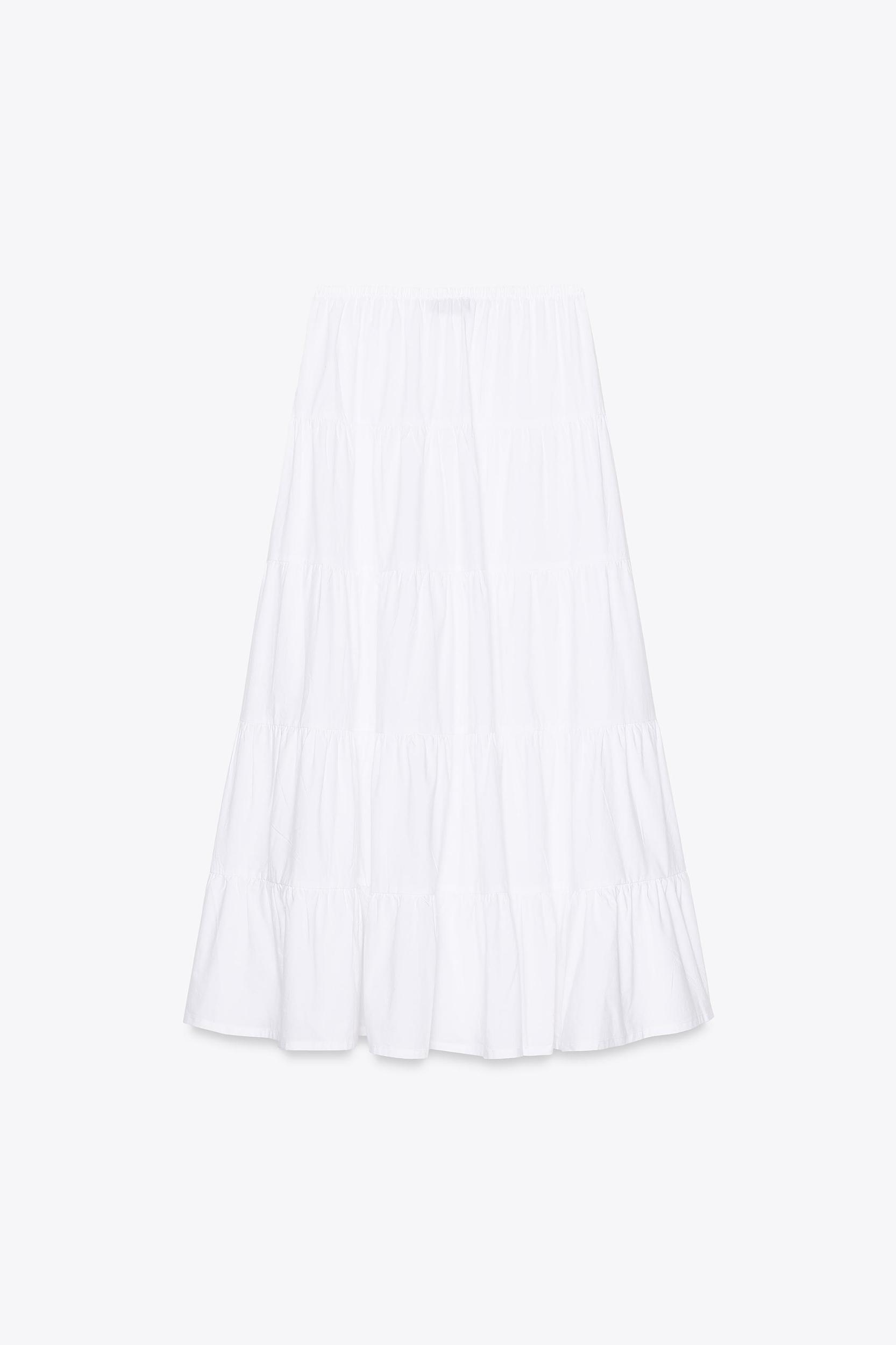 LONG TIERED SKIRT Product Image