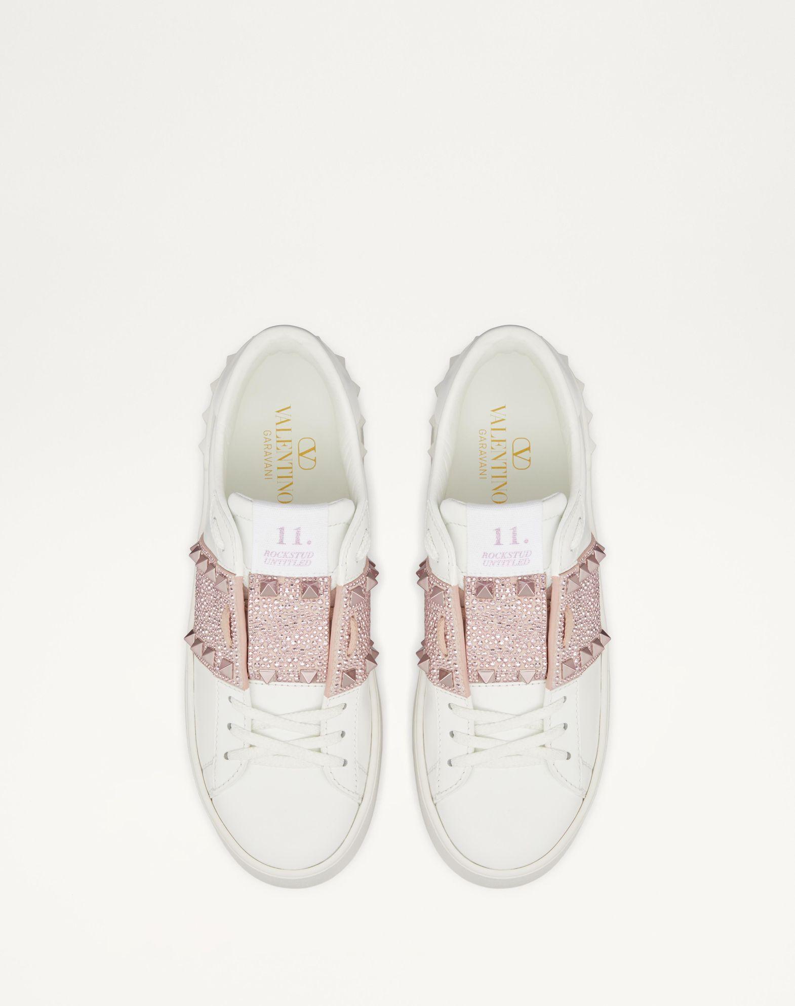 Flatform Rockstud Untitled Sneaker In Calfskin With Micro Studs Product Image