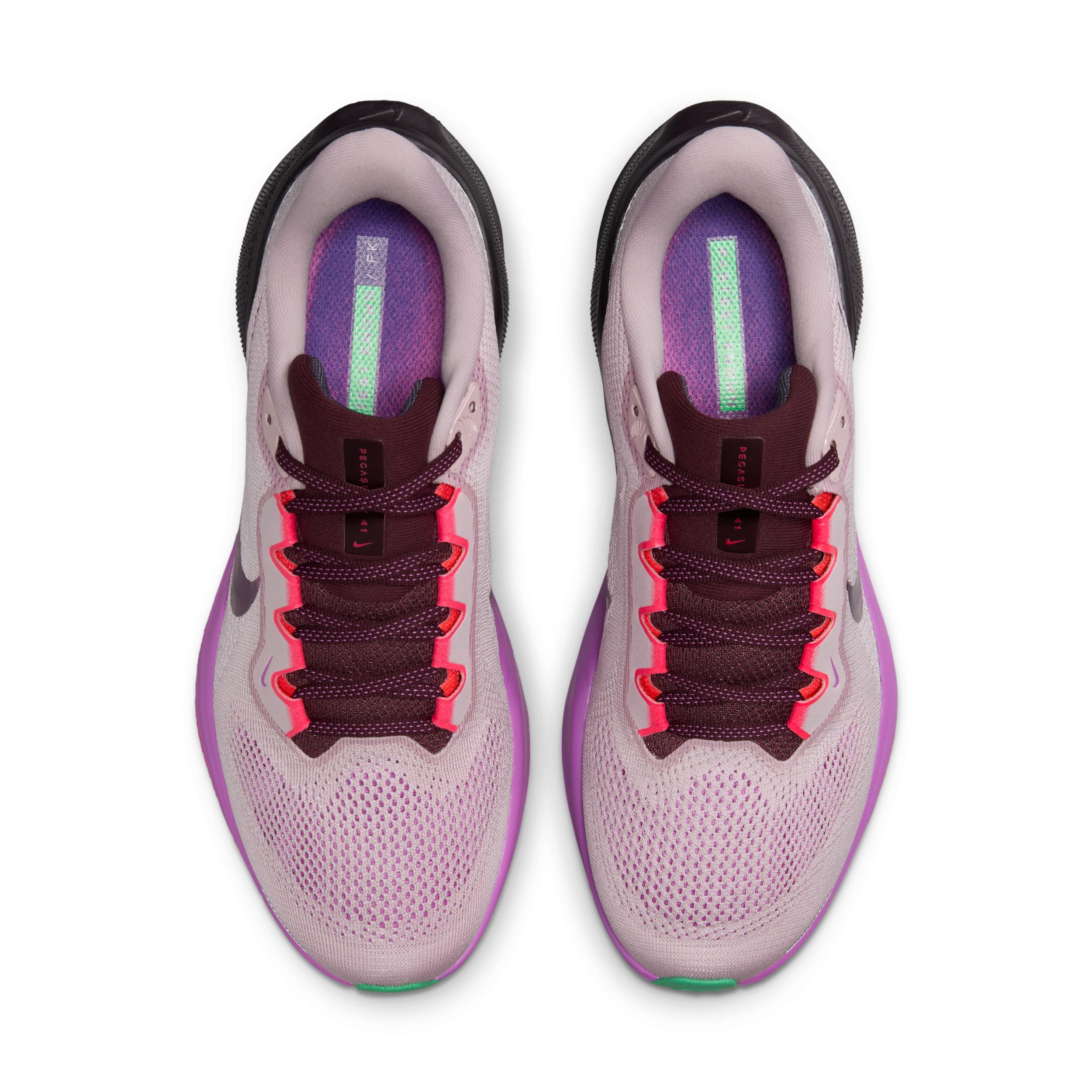 Nike Womens Pegasus 41 Faith Kipyegon Road Running Shoes | IB4199-500 Product Image