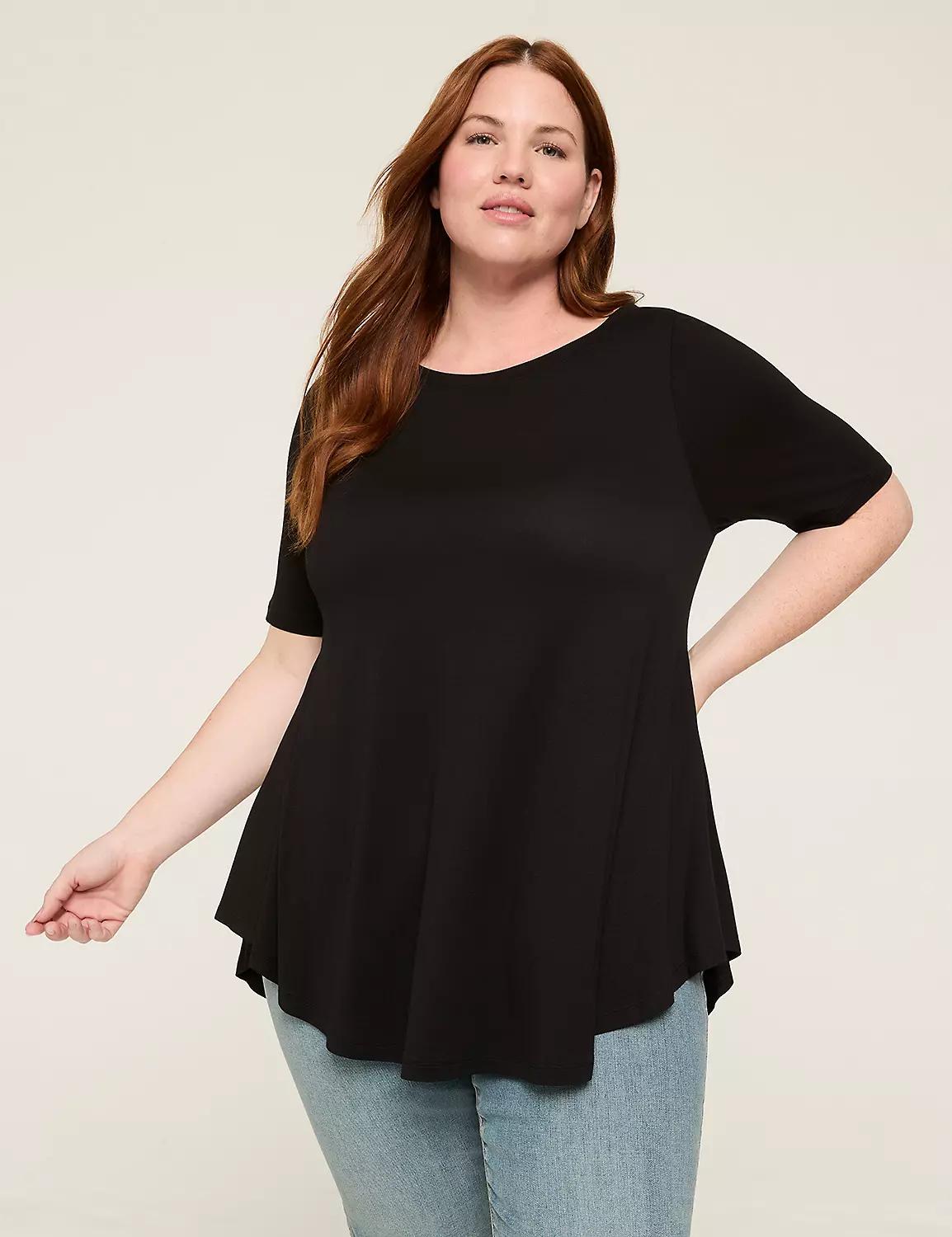 Max Swing Perfect Sleeve Boatneck Tee Product Image