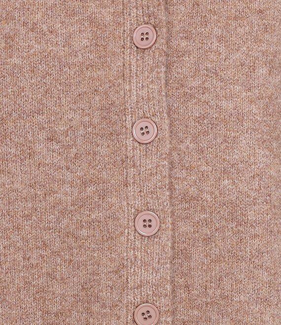 Petal & Pup Lilith Round Neckline Elbow Sleeve Button Front Cardigan Product Image