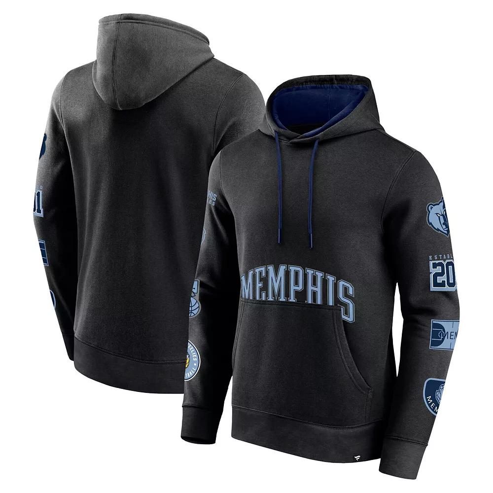 Men's Fanatics Branded Black Memphis Grizzlies Home Court Pullover Hoodie,  Product Image
