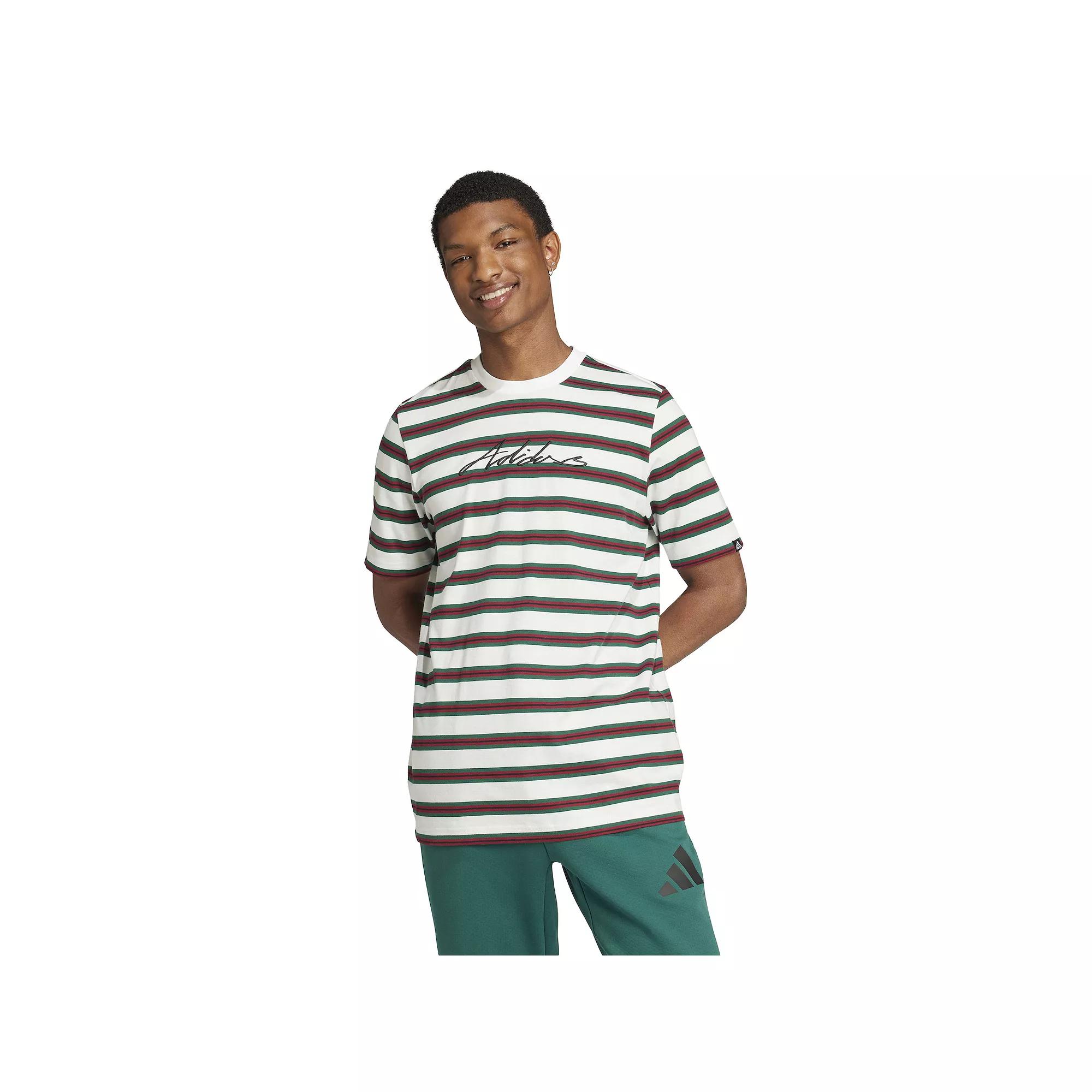 Men's adidas Graphic Stripe Pack Sportswear Tee,  Product Image