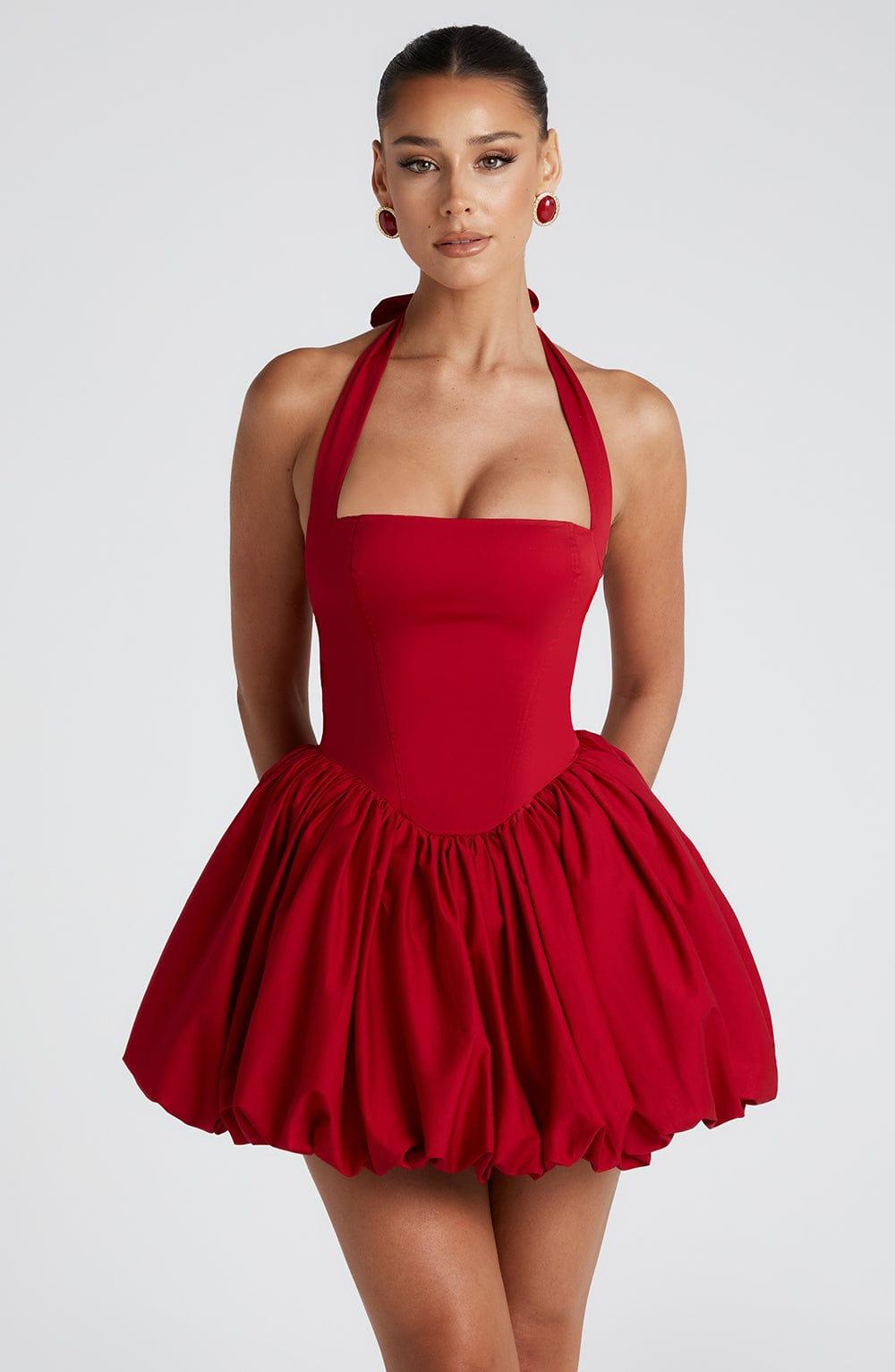 Maricia Mini Dress - Red Product Image